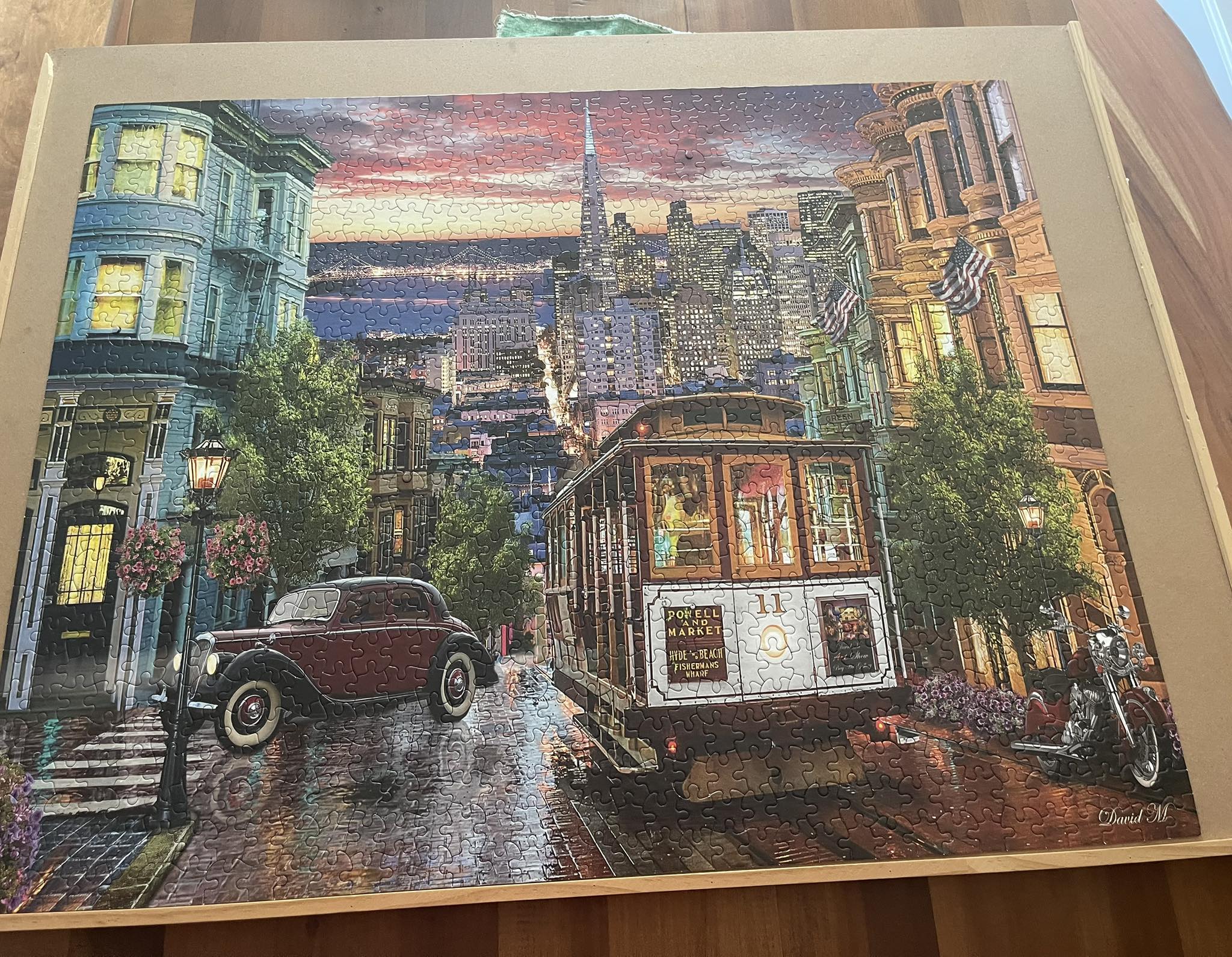 San Francisco trolley jigsaw puzzle by David Maclean