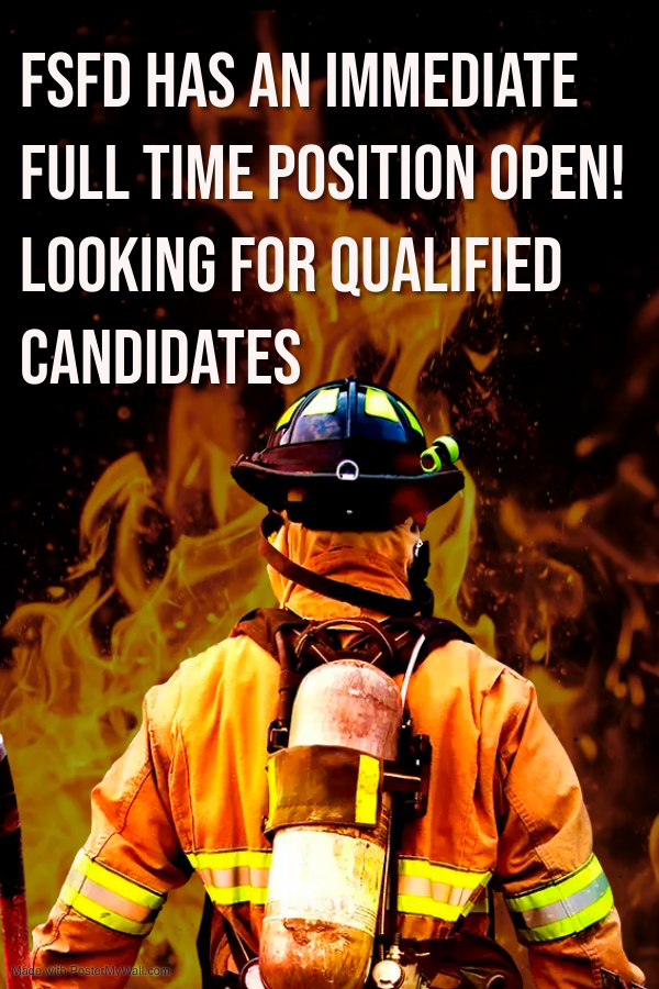 FSFD is still looking for a... - Fort Scott Fire Department