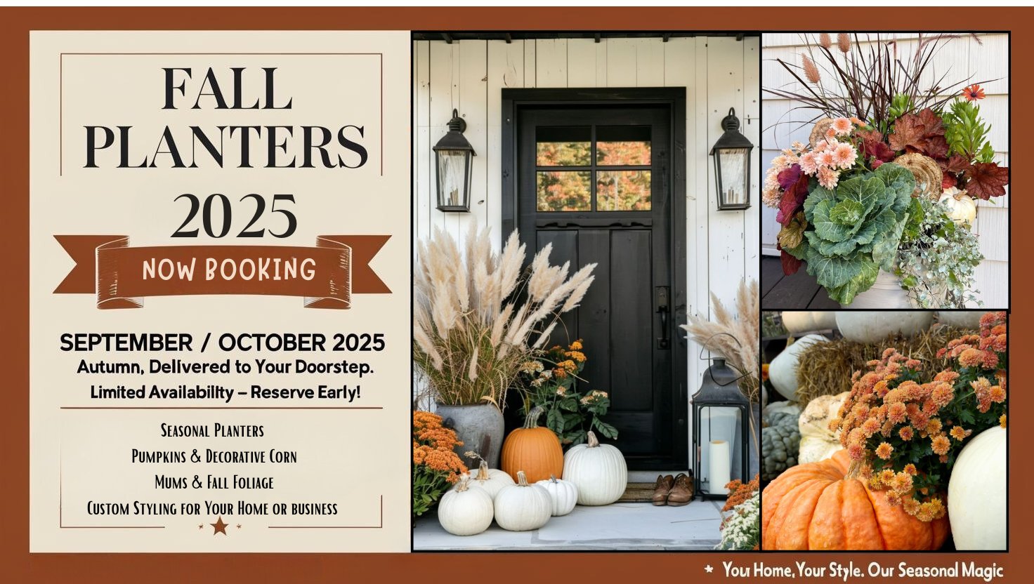 NOW BOOKING -FALL PLANTERS 2025 ... - Ridgeview Design Co. | Facebook