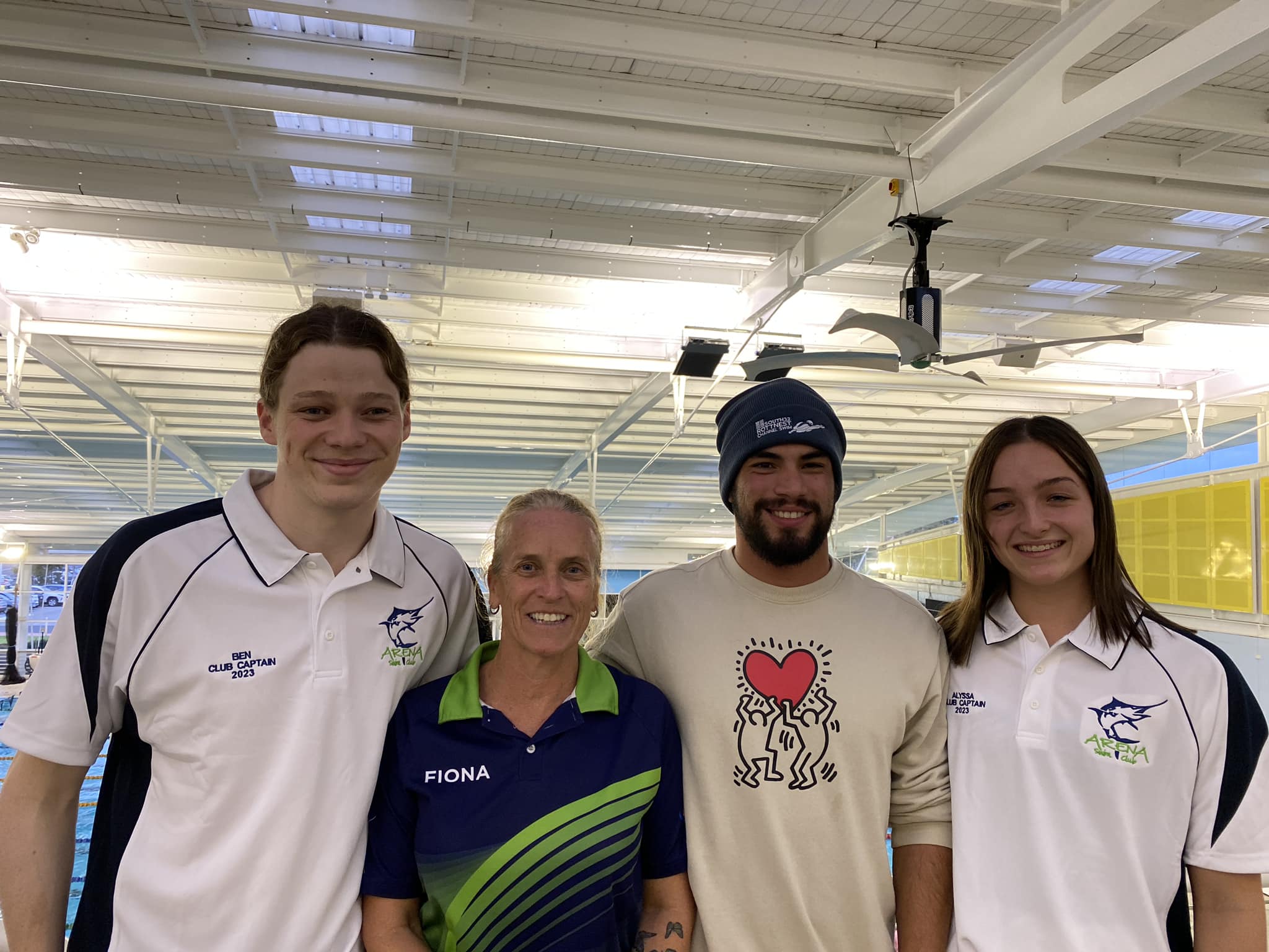Arena - ASC Club Captains Ben Popham and Alyssa Burgess presented ASC ...