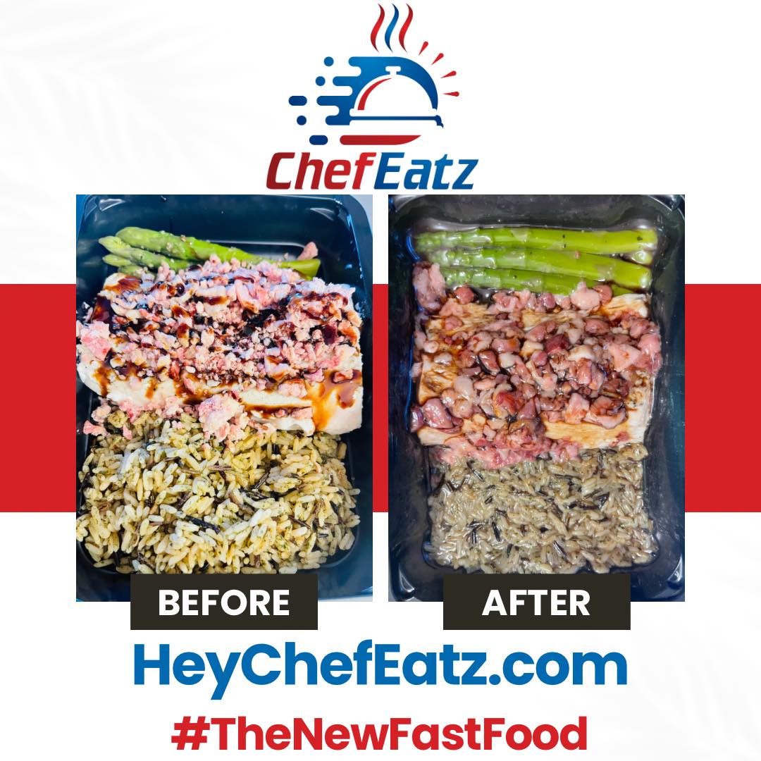 Chef Eatz - A little Before & After our packaging process...