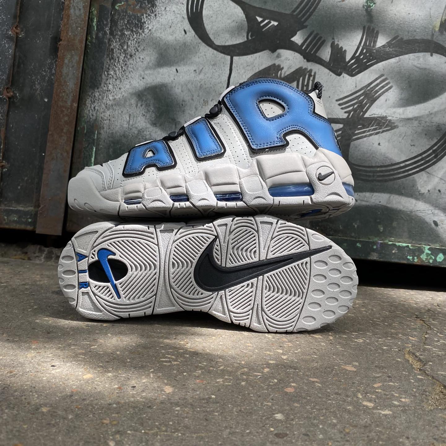 Championes Nike Air More Uptempo Industrial Blue ? Atrevido 