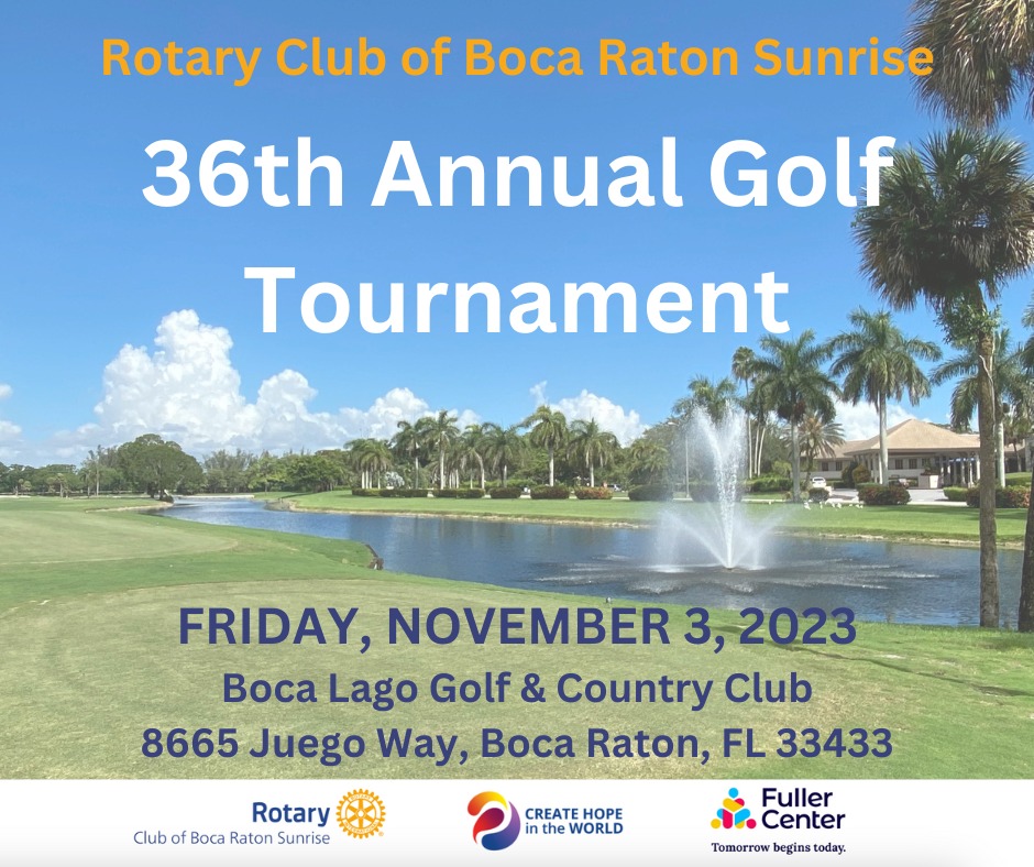Rotary Club of Boca... - Rotary Club of Boca Raton Sunrise