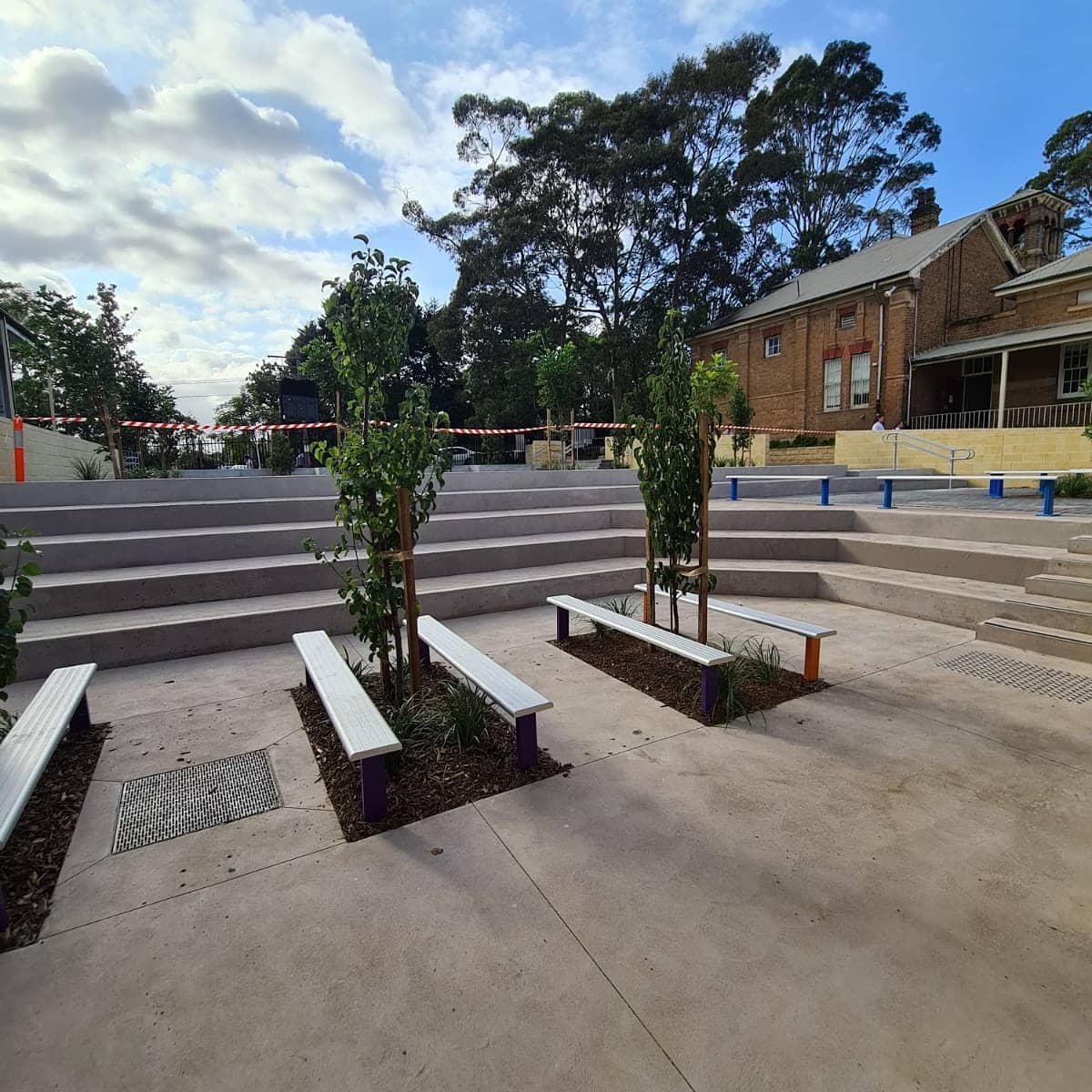 Form Corp - Tiered seating finished product at our croydon...
