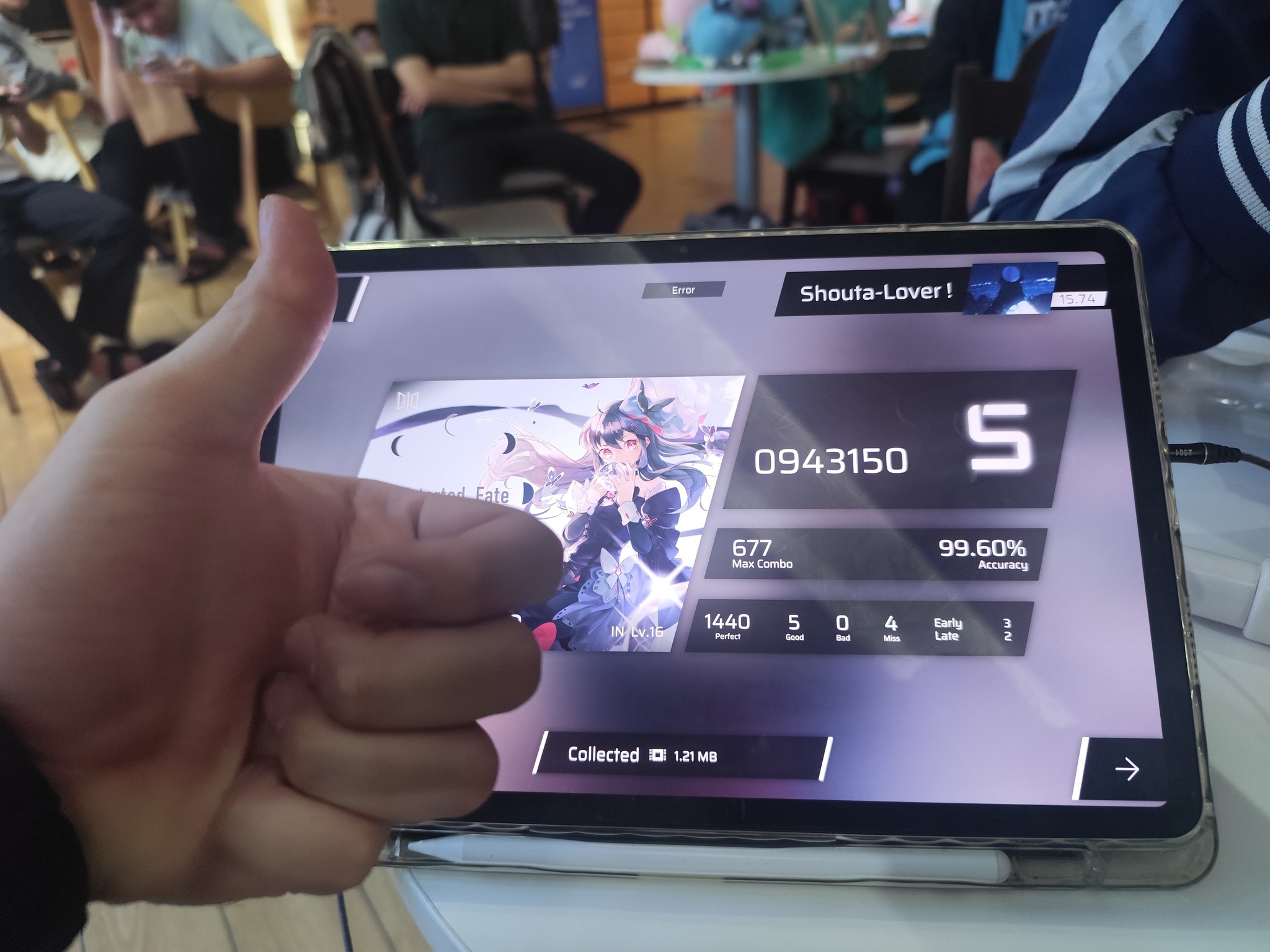 Sneak into Project sekai festival and up accuracy