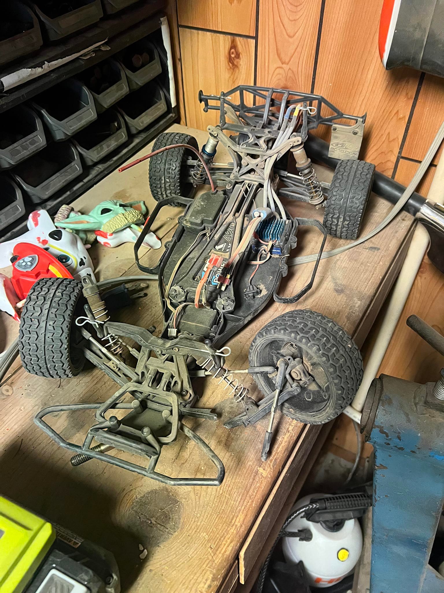 3D Printed Reproduction RC10 Front Suspension Mount Blocks for