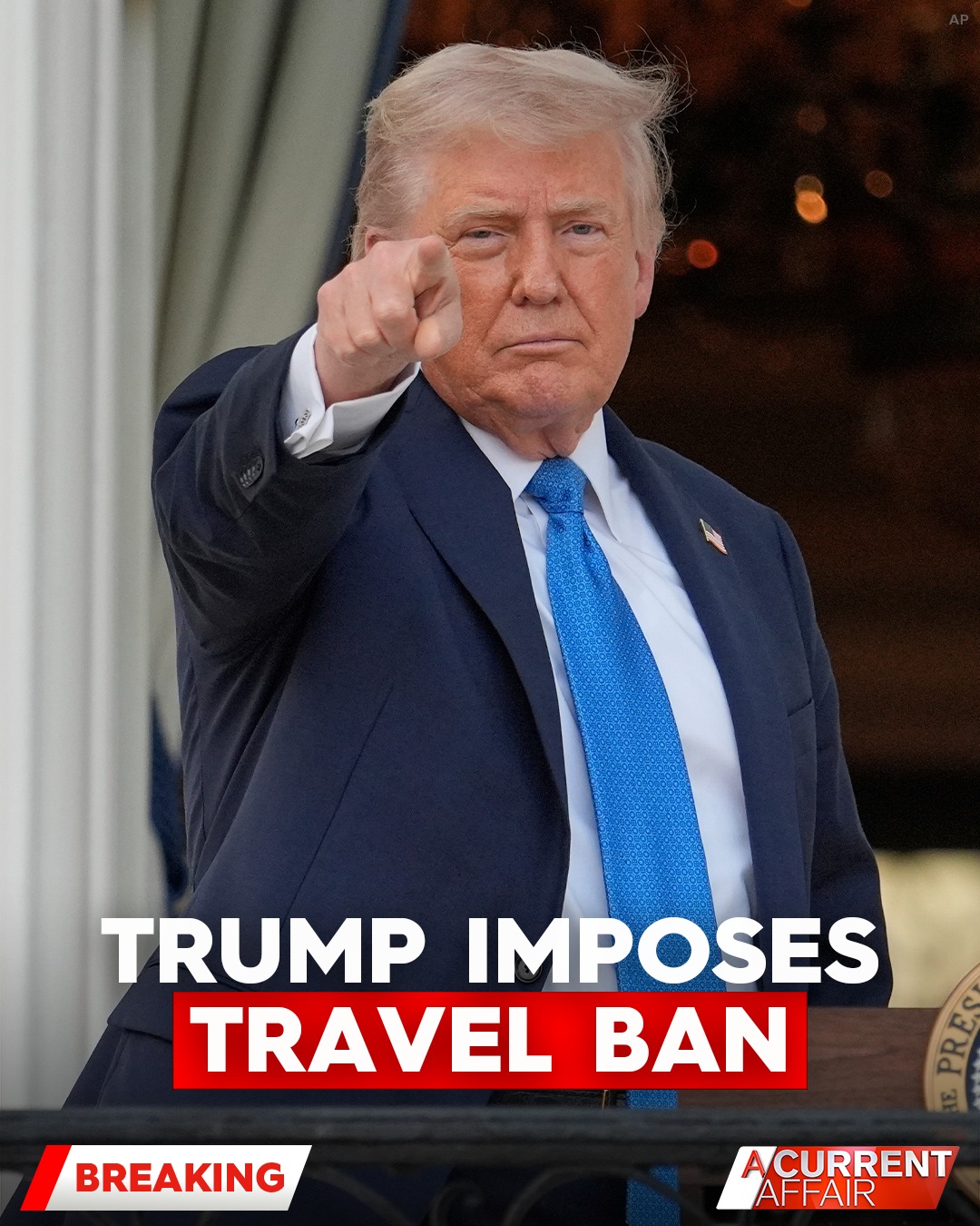 #BREAKING: U.S. President Donald Trump... - A Current Affair | Facebook