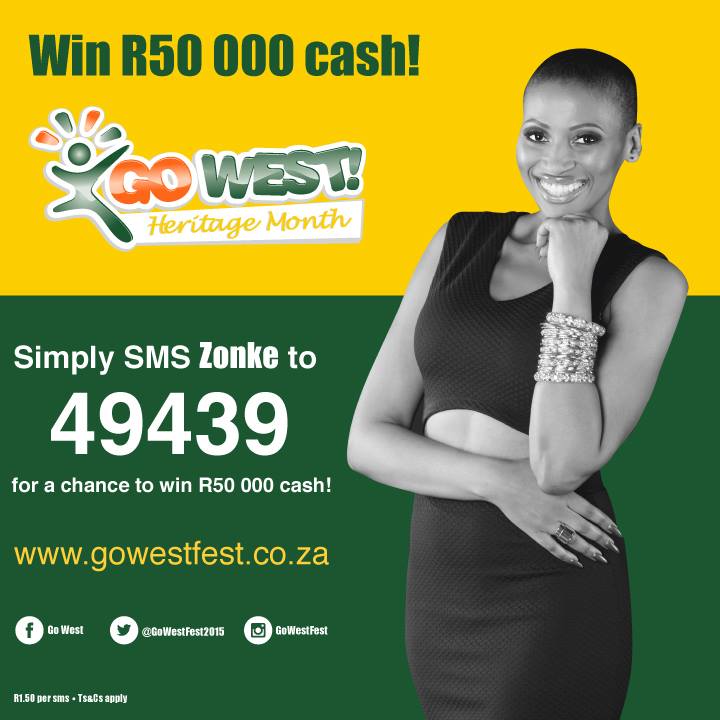 Go West - Vote Zonke and stand a chance to win R50 000 cash! # ...