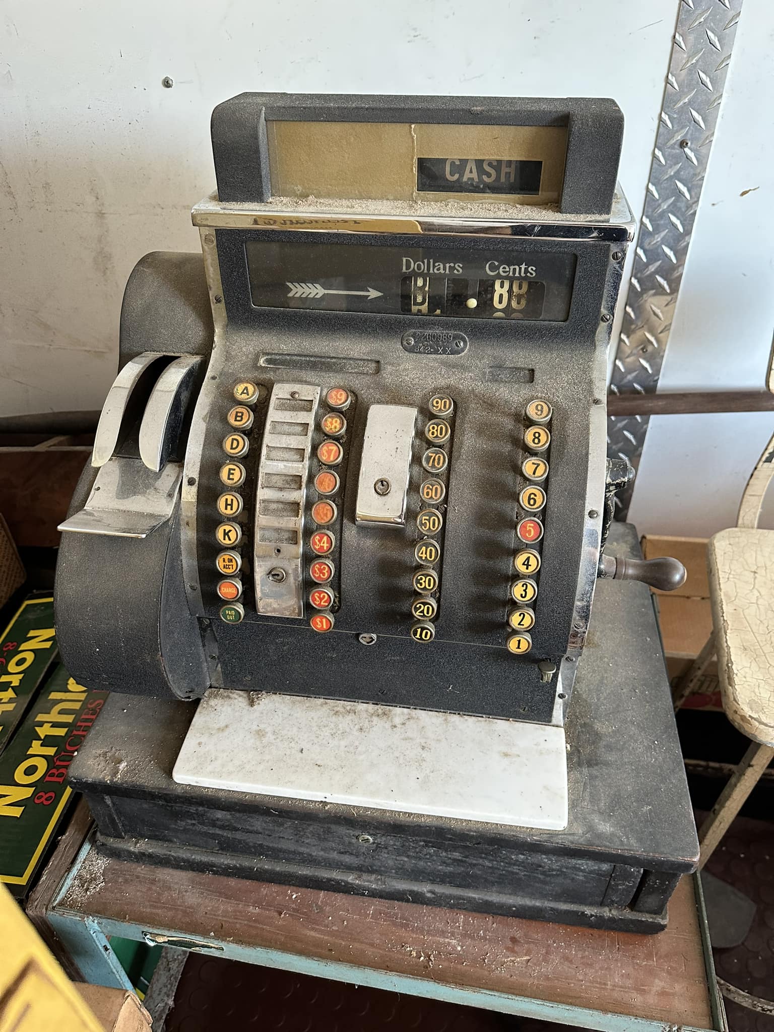 What is this vintage cash register from my estate purchase?