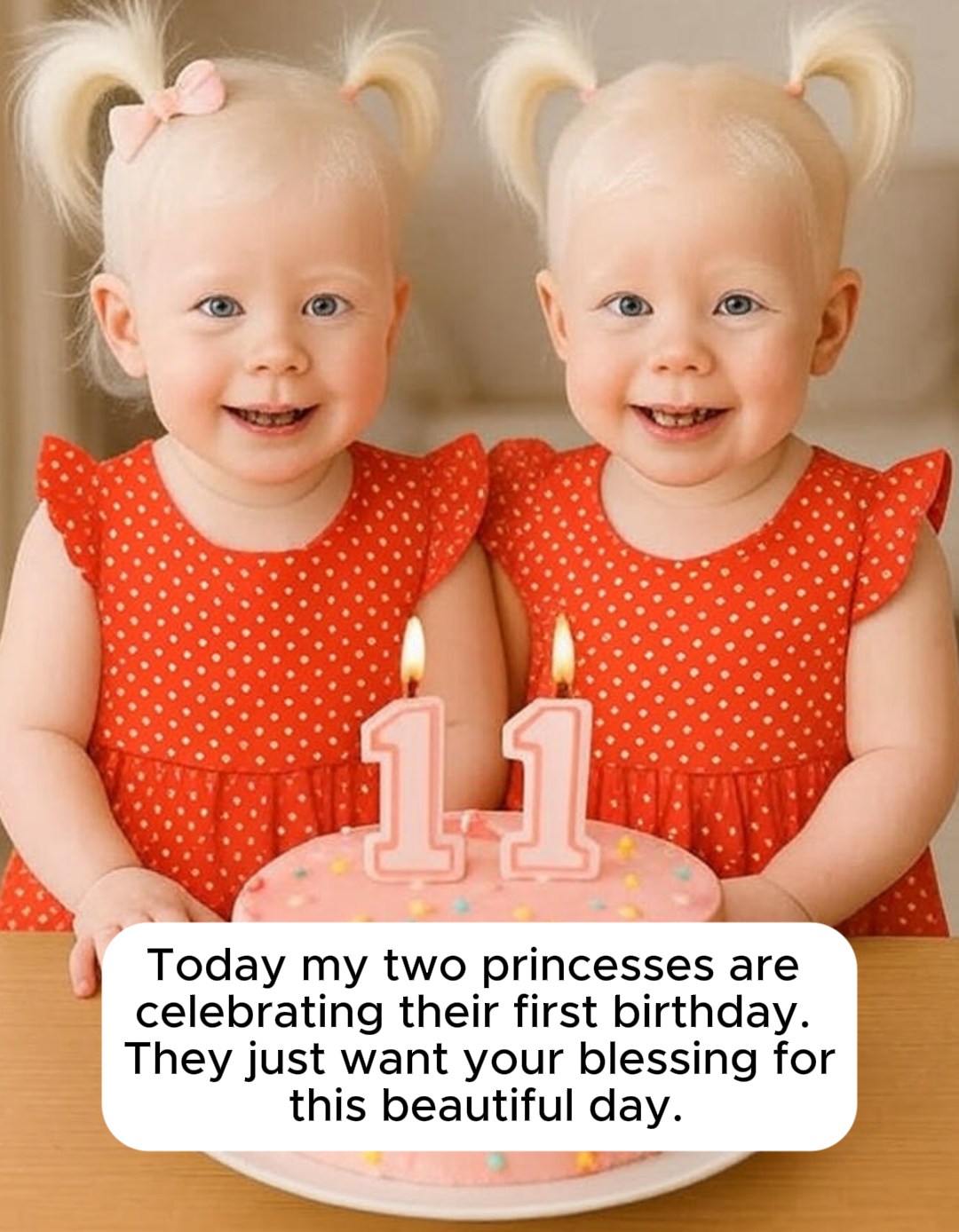 Natural - Today is the first birthday of my two little princesses—a day ...