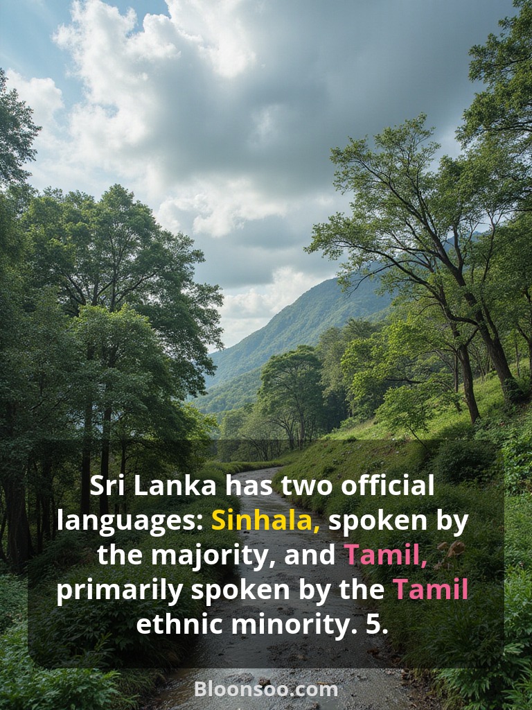 BloonSoo.com - The linguistic landscape of Sri Lanka reflects its ...
