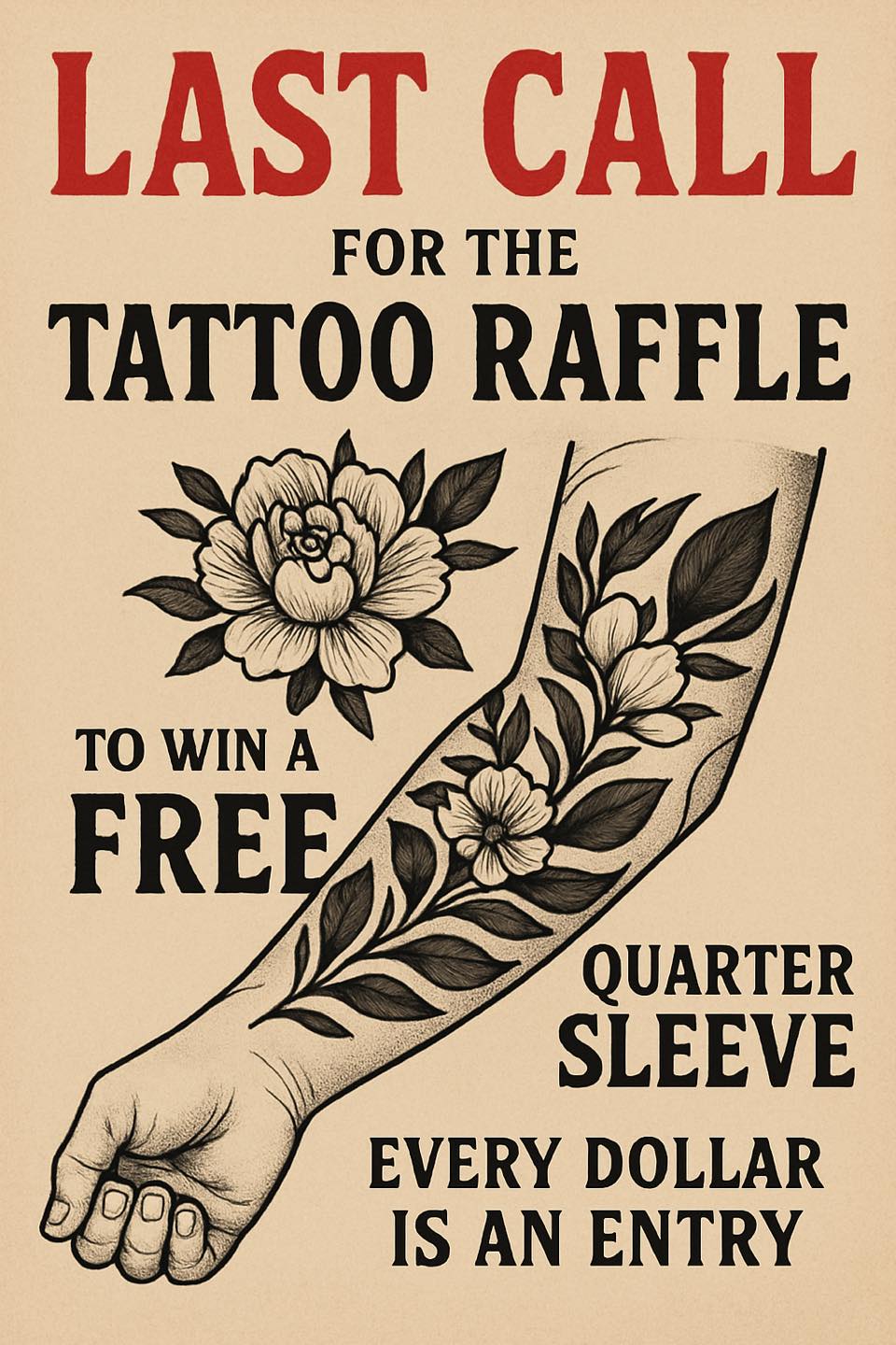 Villiana Ink - 🚨🎉 RAFFLE DAY IS HERE, BABY! 🎉🚨 We’re going... | Facebook