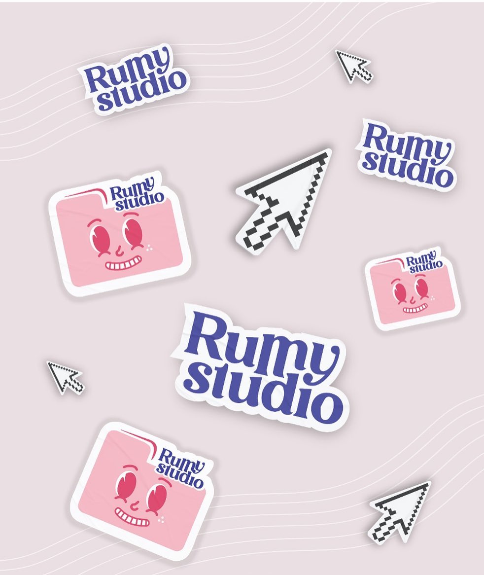 Rumy Studio - Stickers personalizados Circulares,...