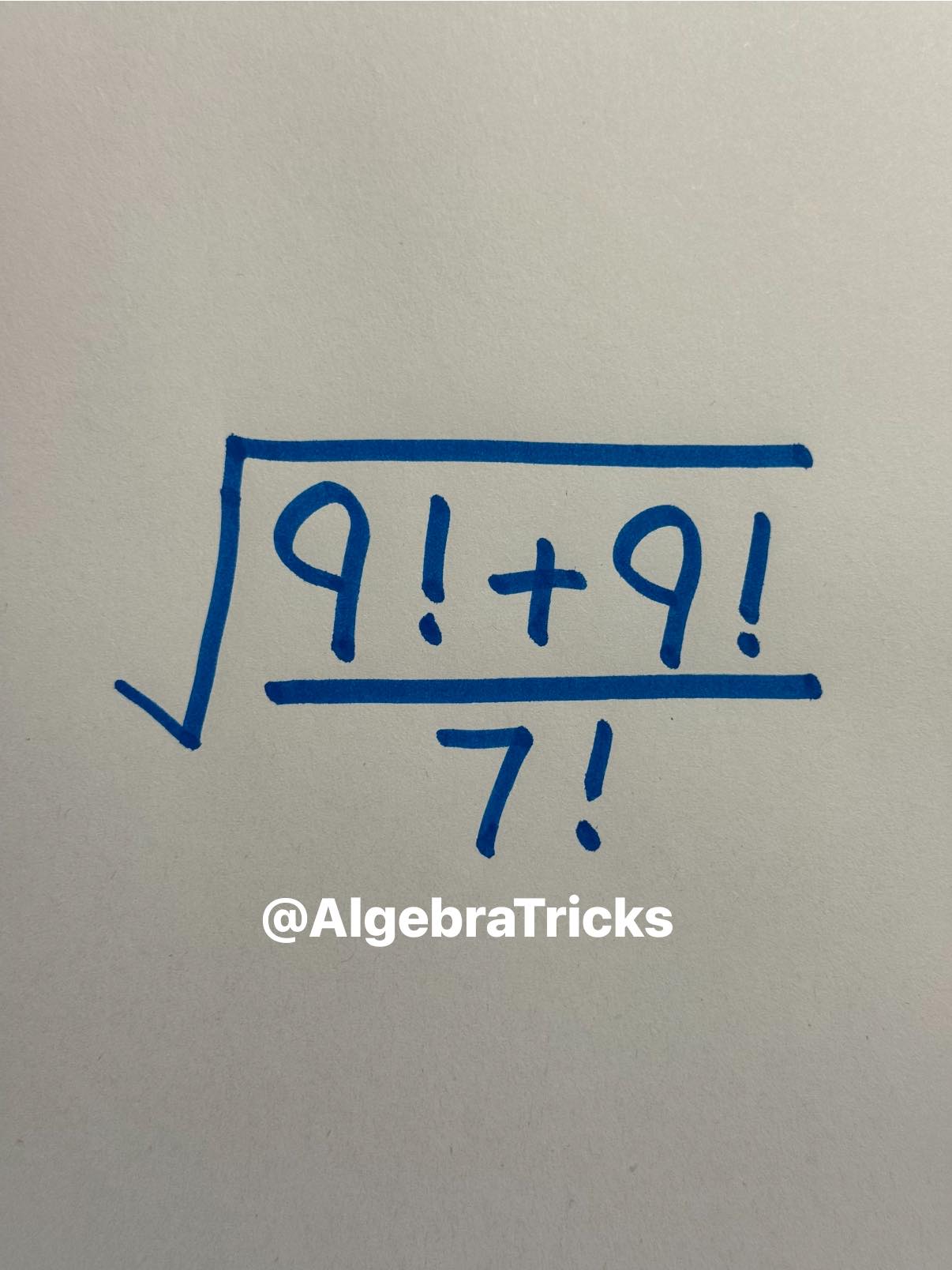 Math Tricks - Simplifying radicals #algebra | Facebook