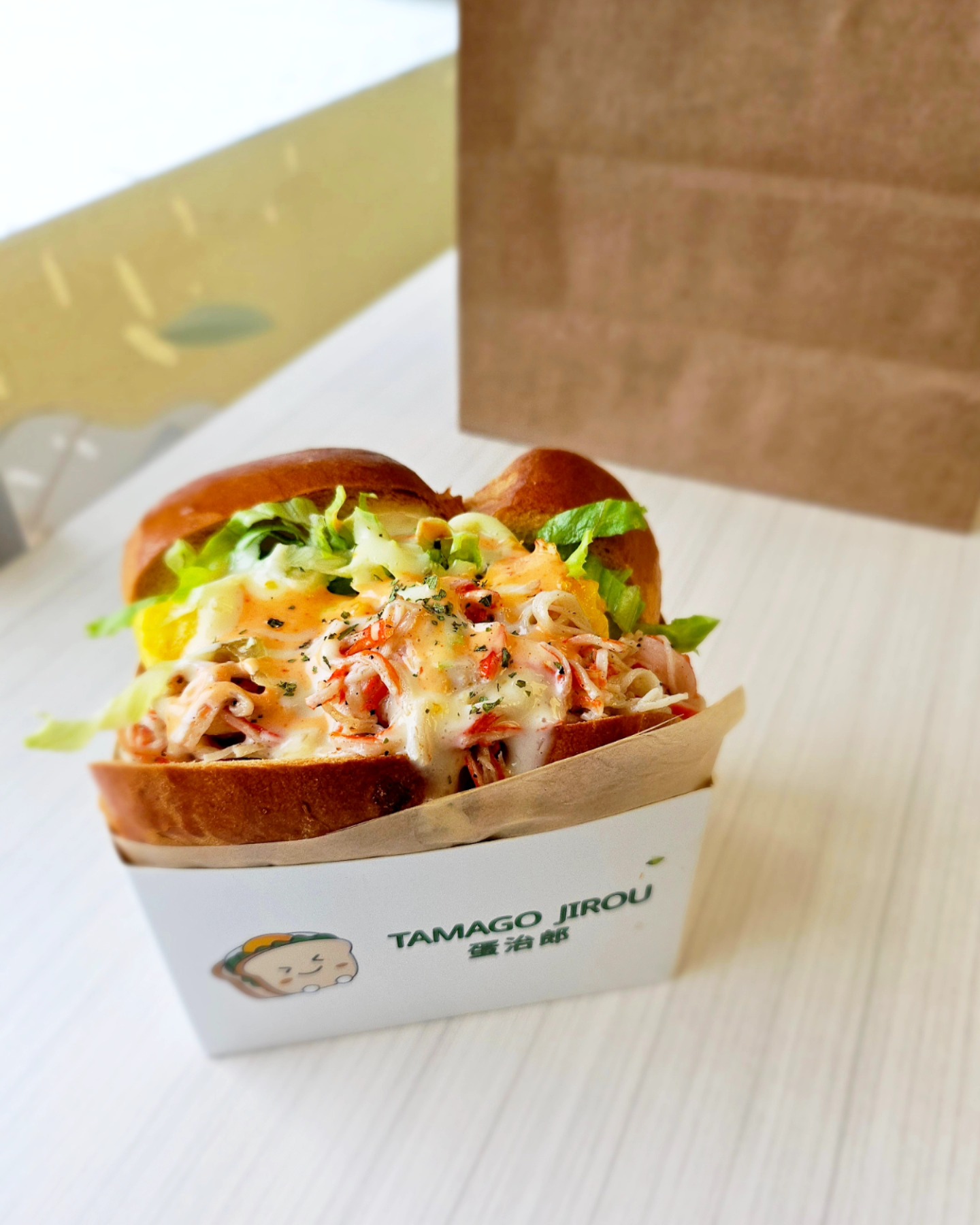 📍TAMAGO JIROU 8339 Kennedy Road Markham ON Crab Meat Tamago Sando