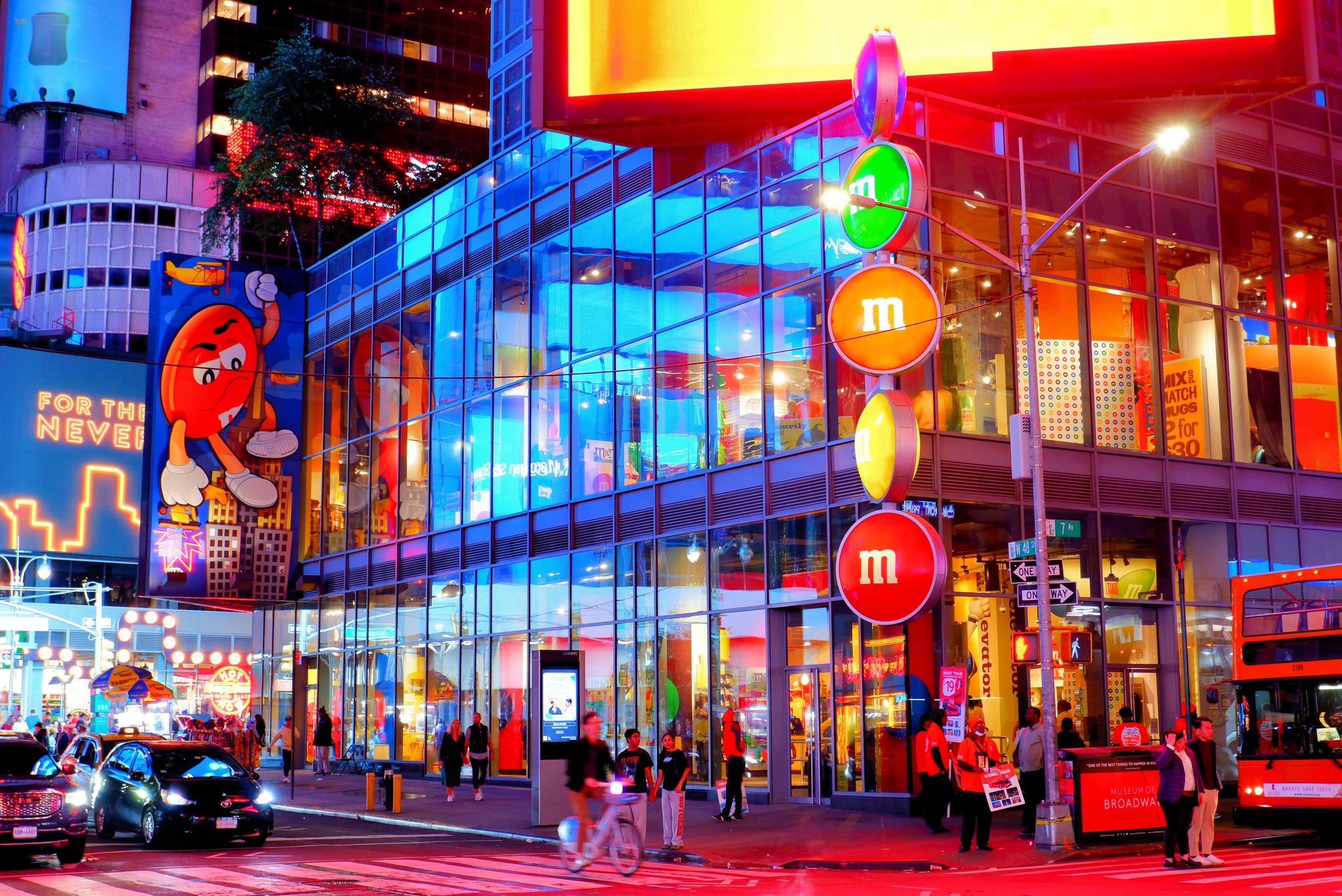 M&M store near Times Square in New York