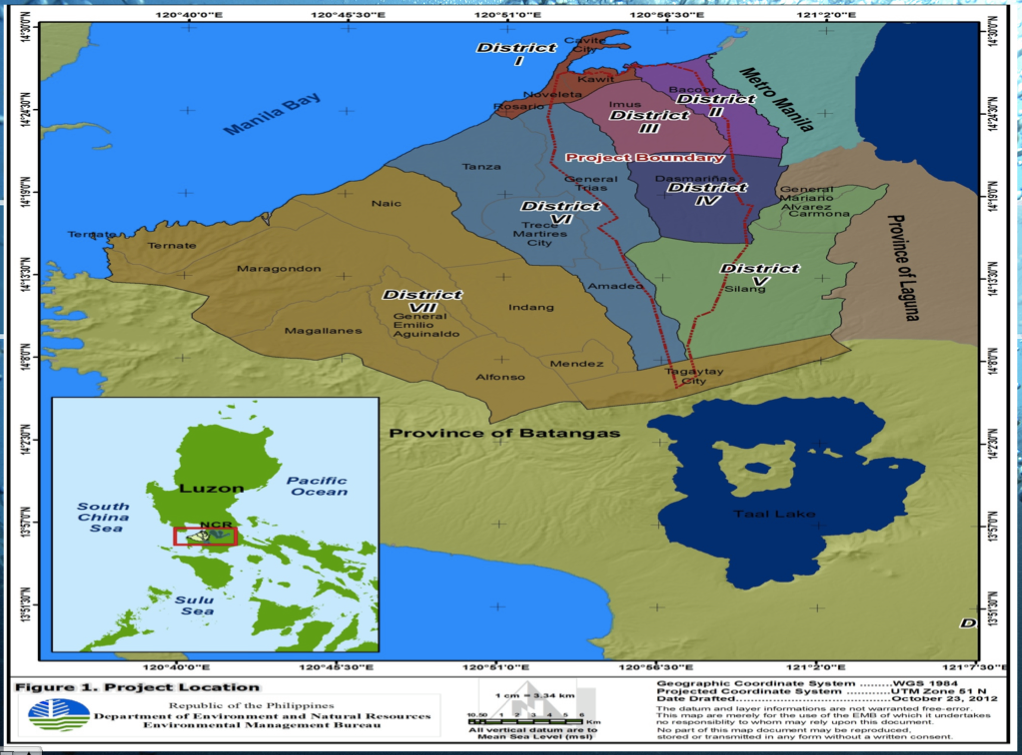 Aksyon - This is a map of the Imus, Ylang Ylang and Rio Grande Rivers ...