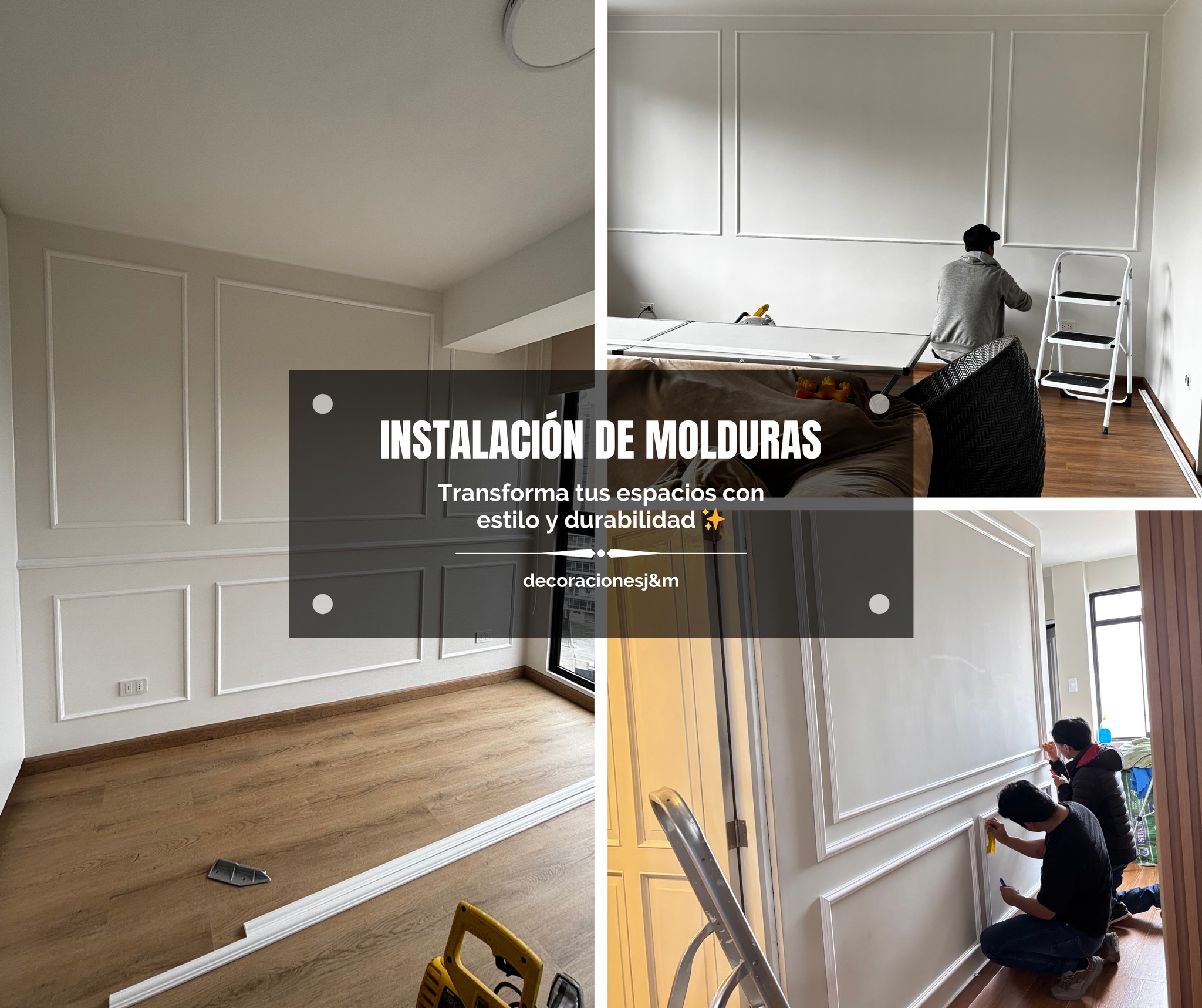 Decoraciones - Cada rincón transformado con elegancia Molduras ...