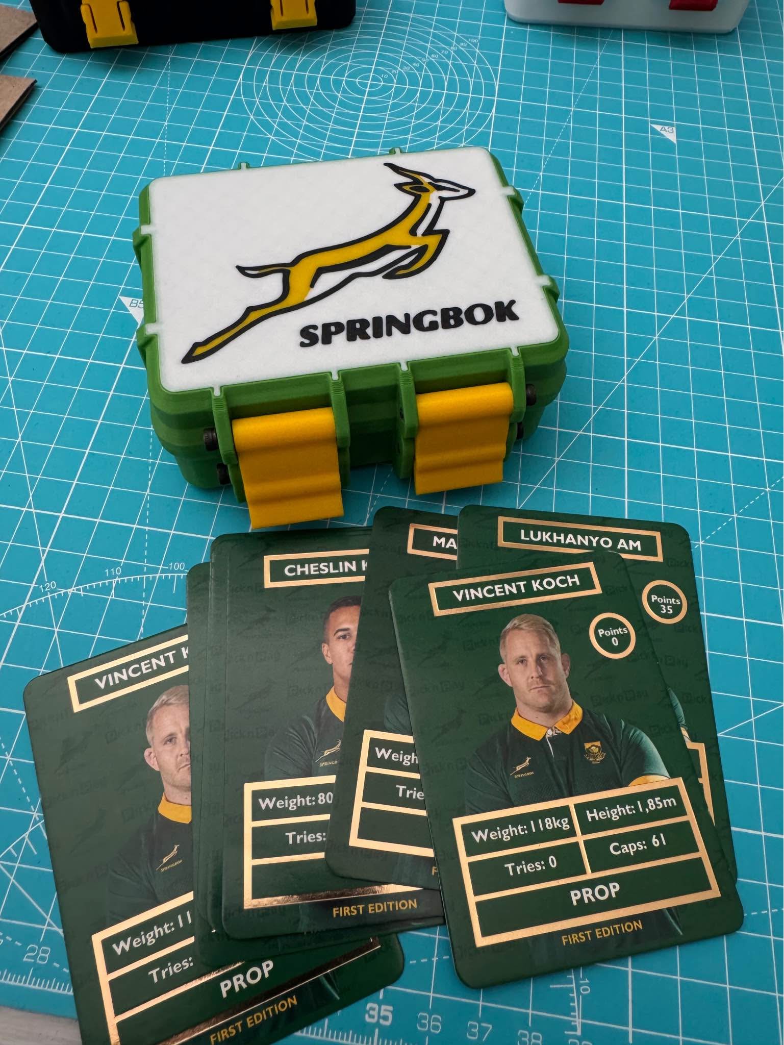 Springbok Myplayers card boxes - Sports Trading Cards - Cape Town ...