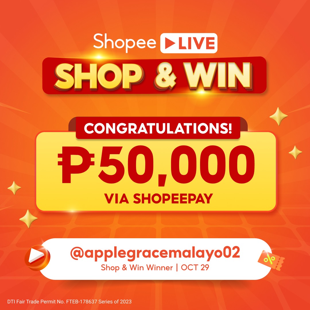 Shopee - We say deserve! 👏 Congratulations kay...