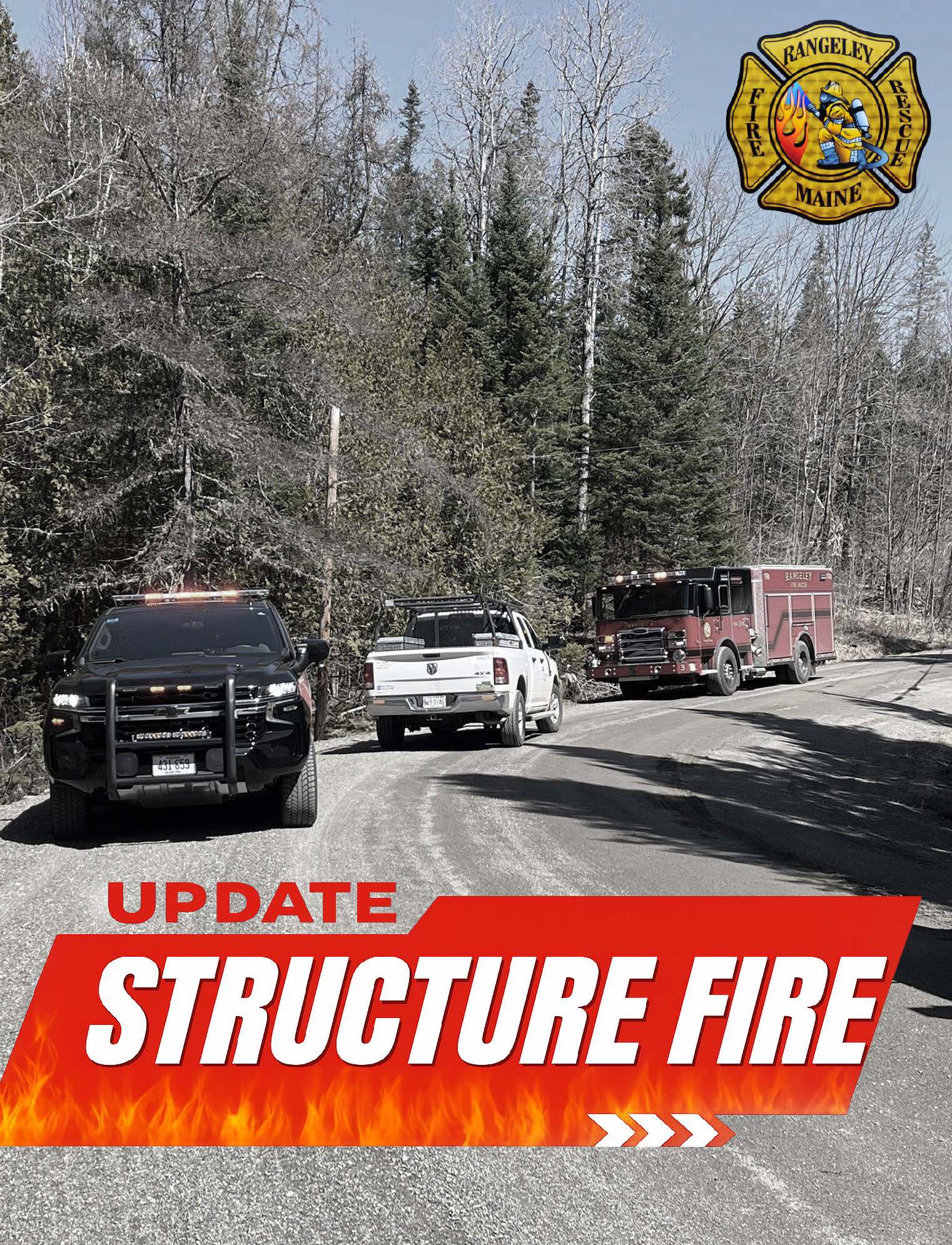 Rangeley - 🚨 MEDIA RELEASE 🚨 Structure Fire – North Camps, Rangeley ...