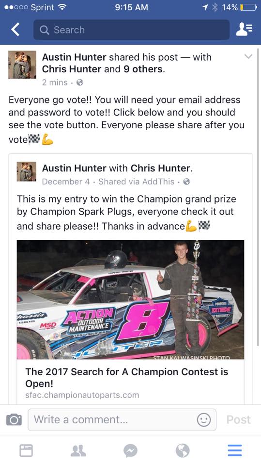 Austin Hunter Racing