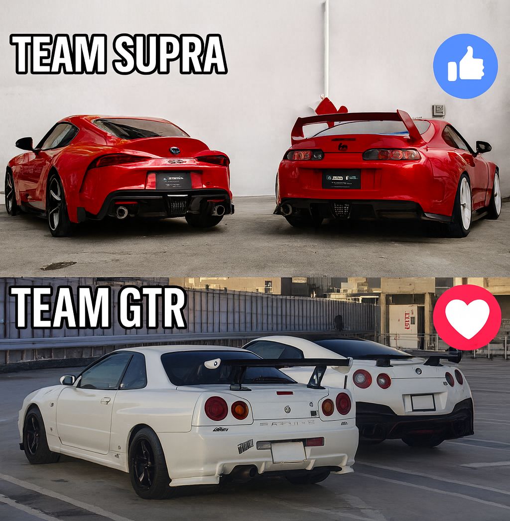 The Toyota Supra and the Nissan GT-R are names that have shaped