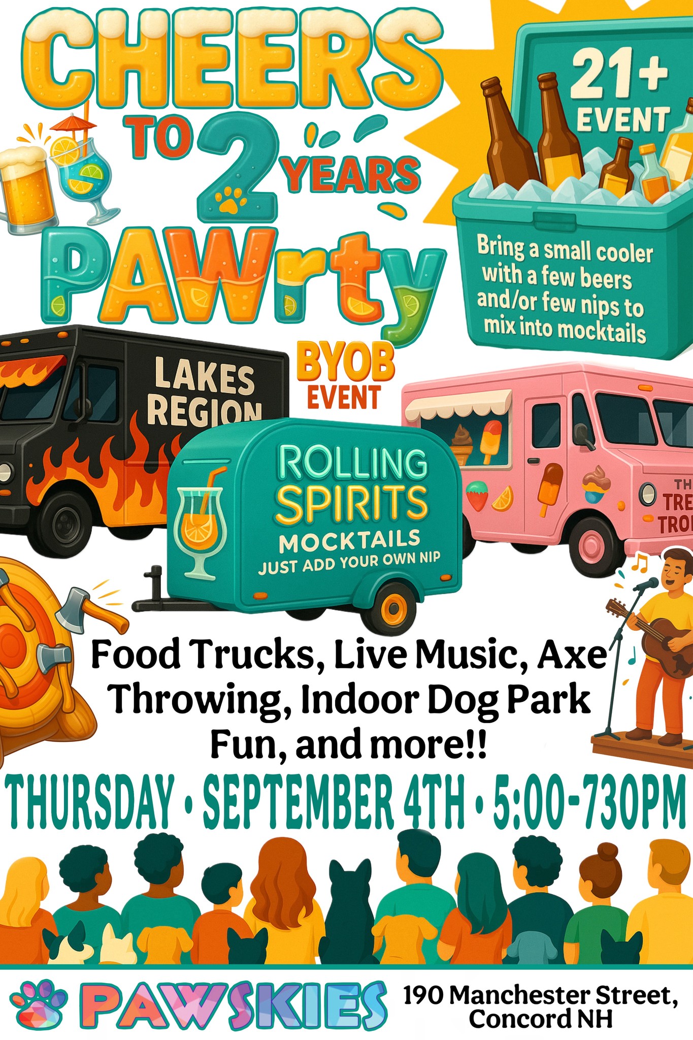 Pawskies: Cheers to 2 years PAWrty! (21+ FREE EVENT)
