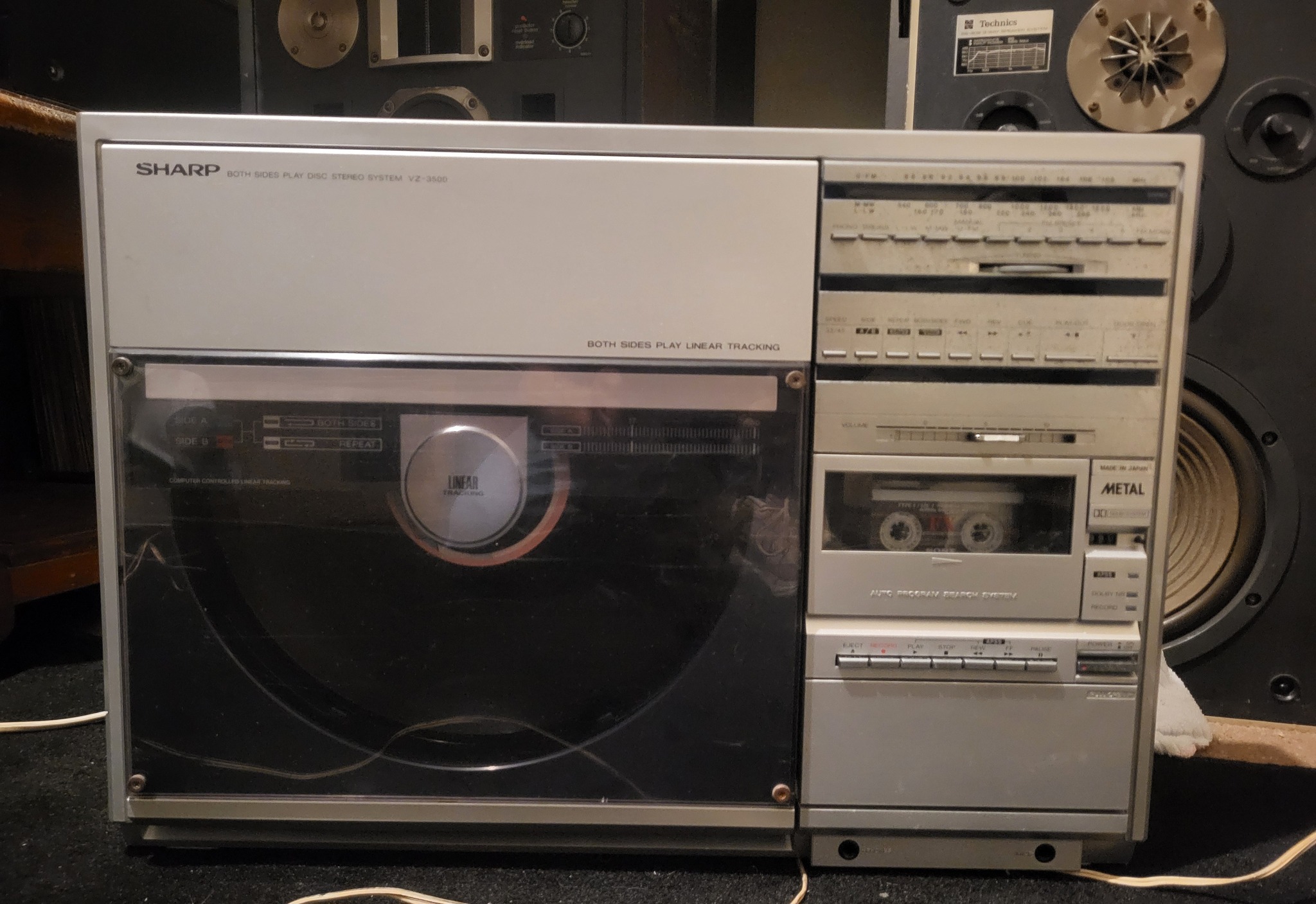Sharp VZ-3000 stereo system. This unique 