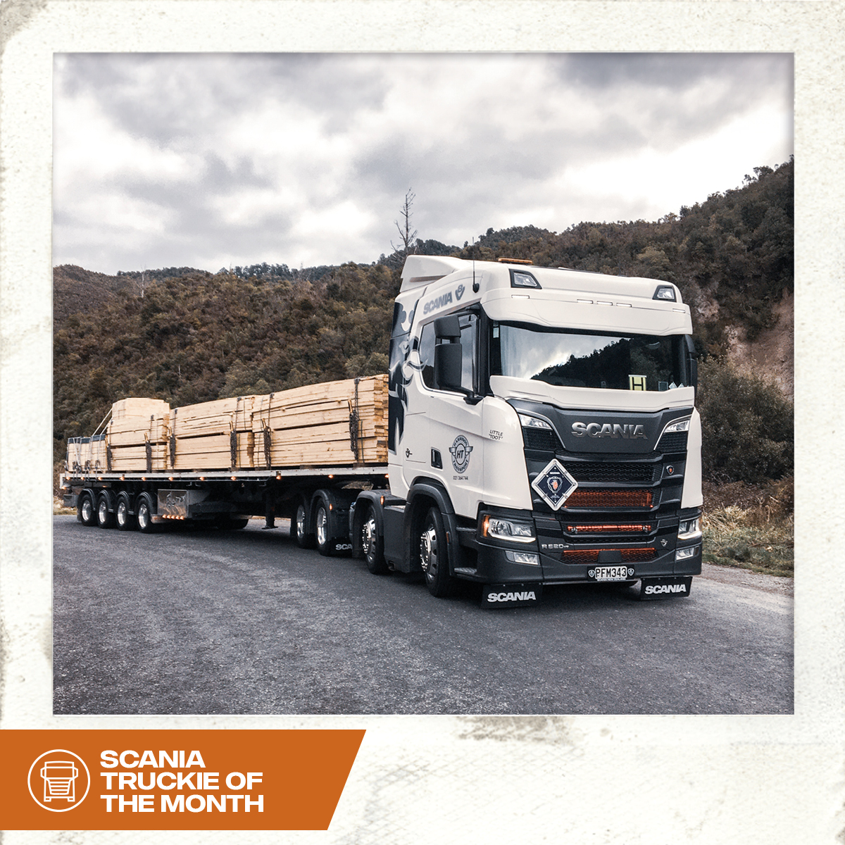 Scania - Meet Rob Johnson, our truckie of the month. You can’t see him ...
