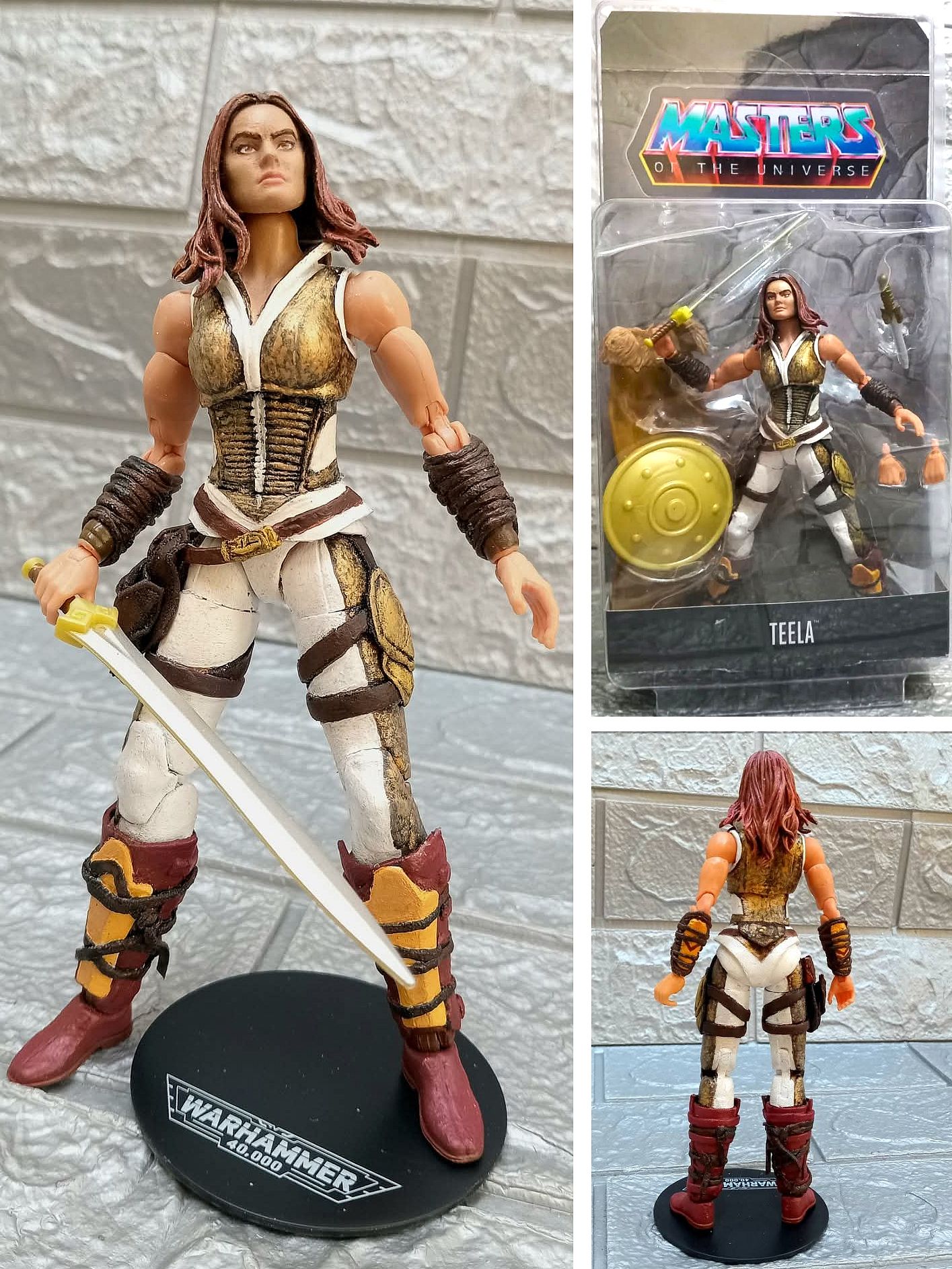 Masters Of The Universe Origins Teela – Figurine 14 Cm Articulée, Collection Cartoon, 16 Points D’articulation, Cadeau Fan