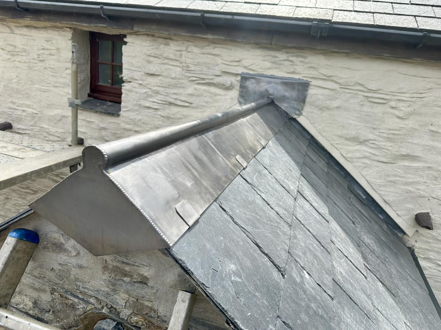 J.S Roofing Ltd - Lead ridge detail done on a porch roof... | Facebook