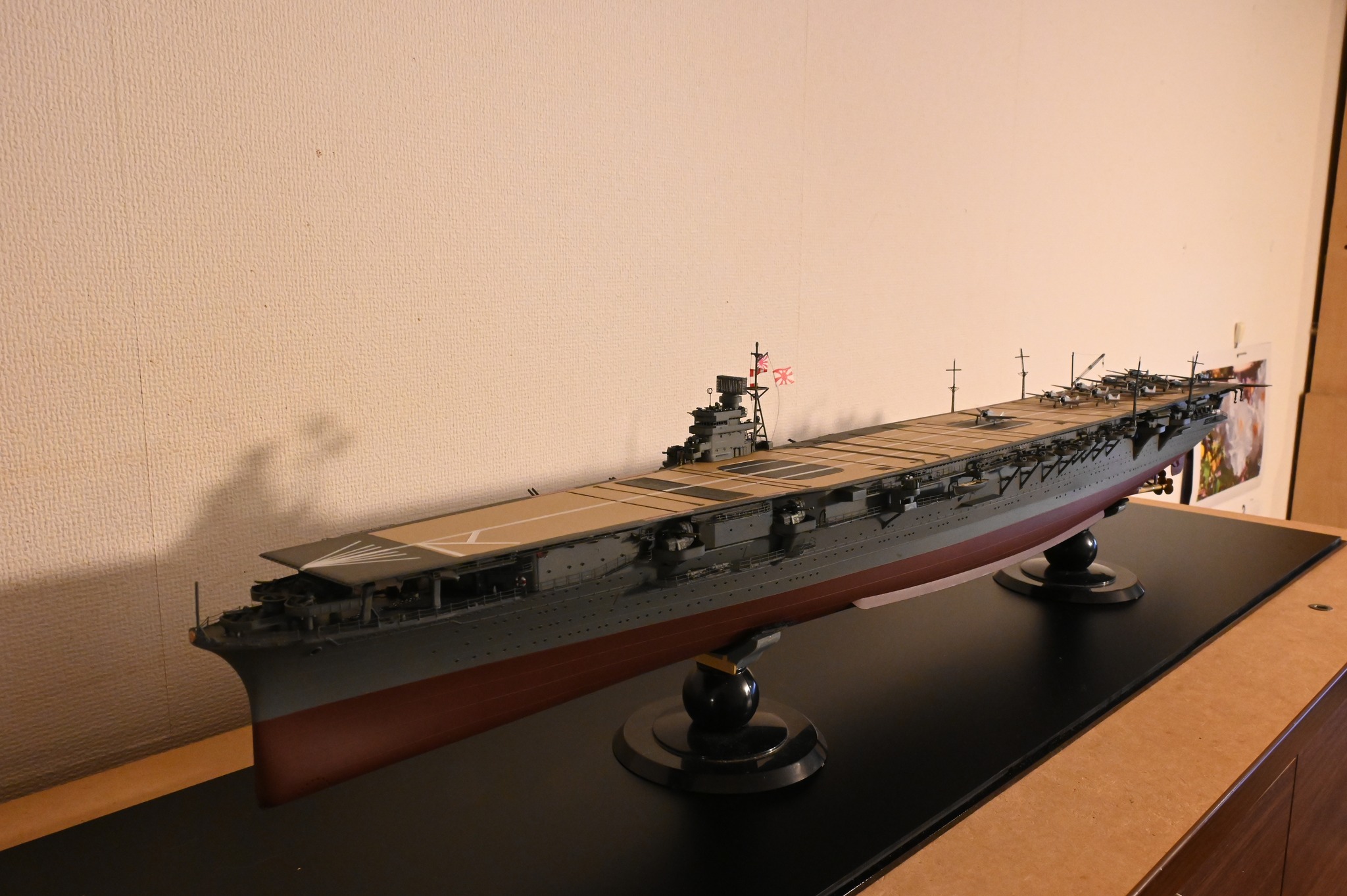 Building and testing a 1/350 scale IJN Aircraft Carrier Zuikaku 