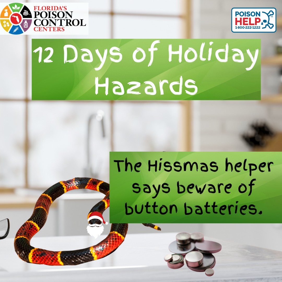 🎄The Hissmas helper is... - Florida's Poison Control Centers