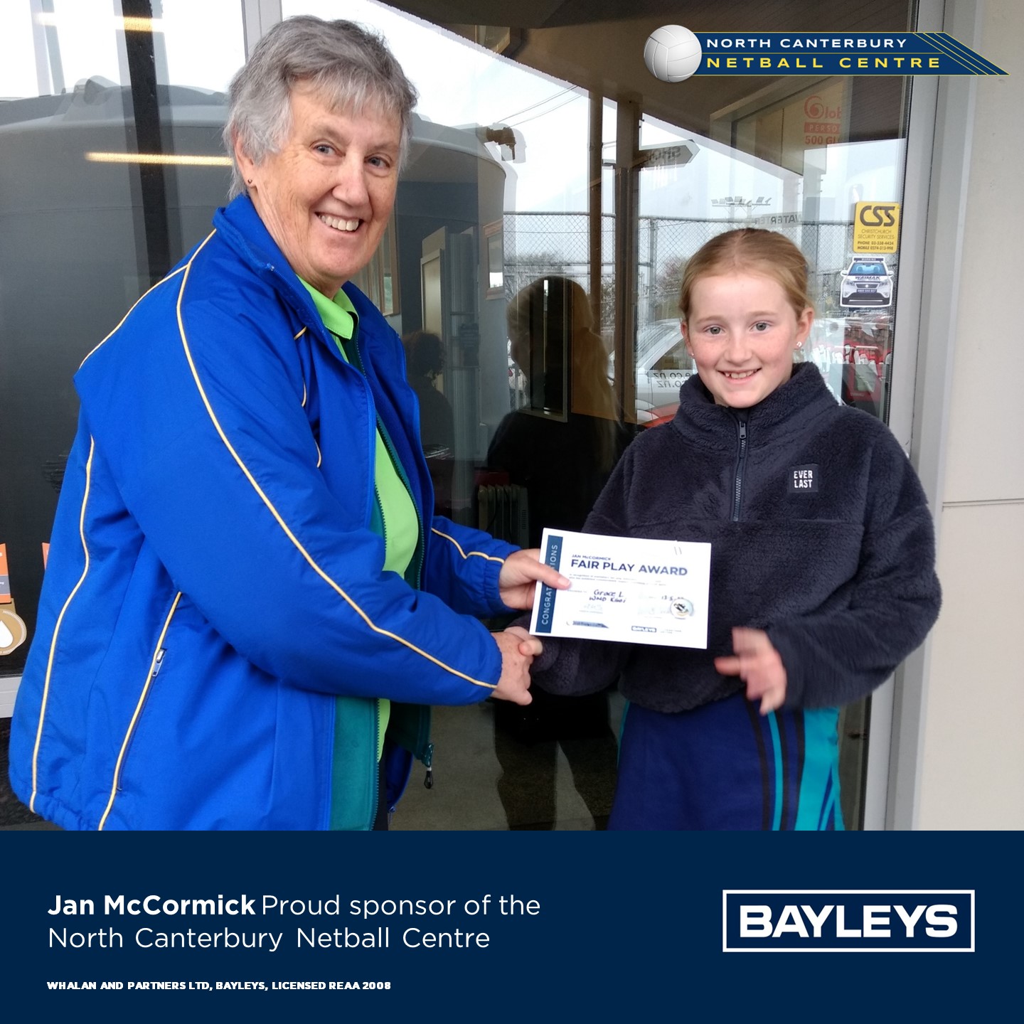 Congratulations to Grace... - North Canterbury Netball Centre | Facebook