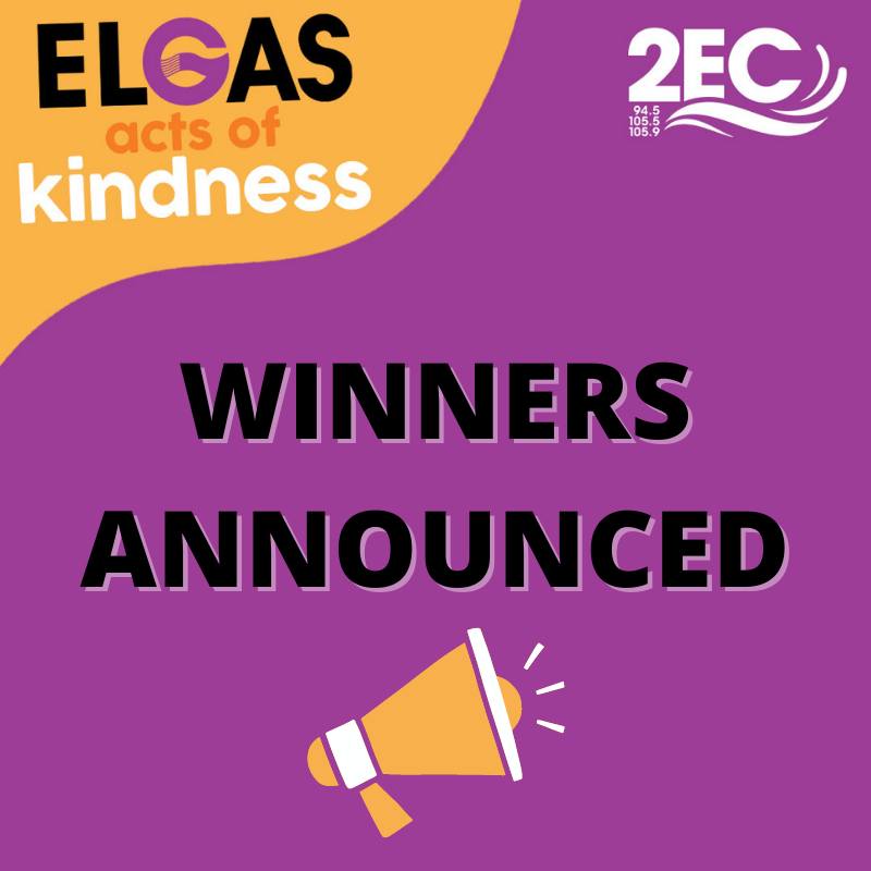 2EC - Congratulations to the winners of the Elgas Acts of... | Facebook