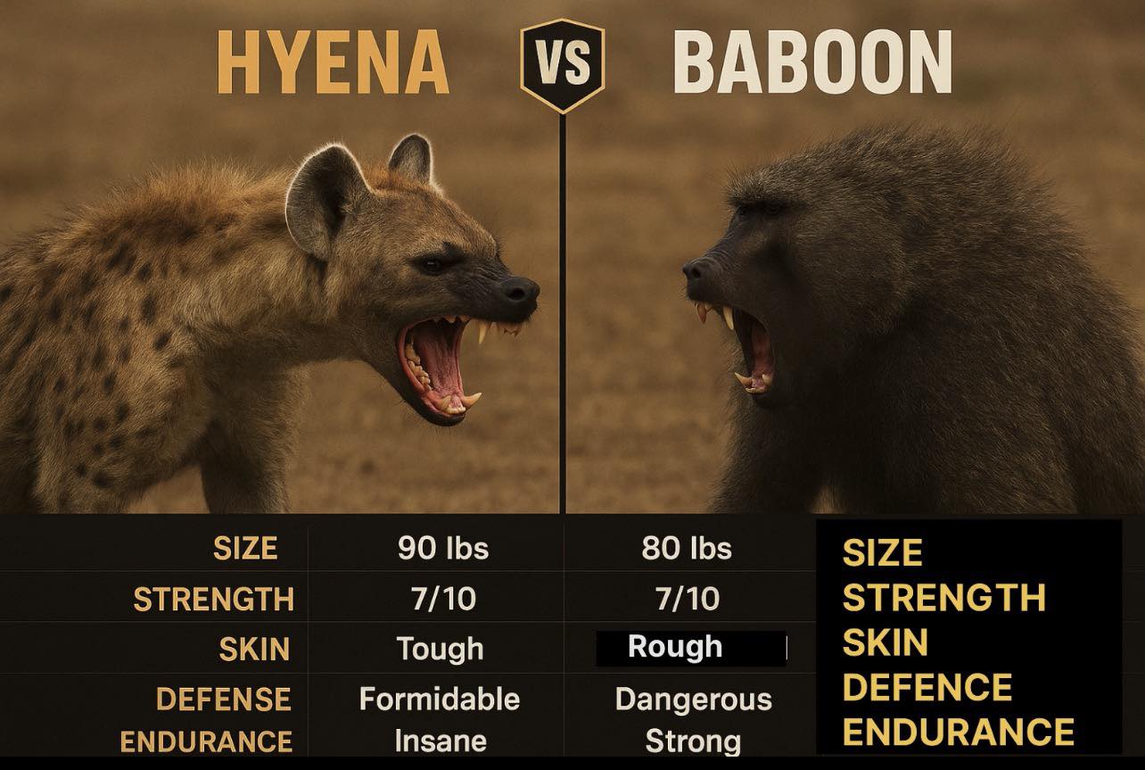 Food - Hyena vs Baboon – Wild Clash Breakdown #Hyena #Baboon # ...