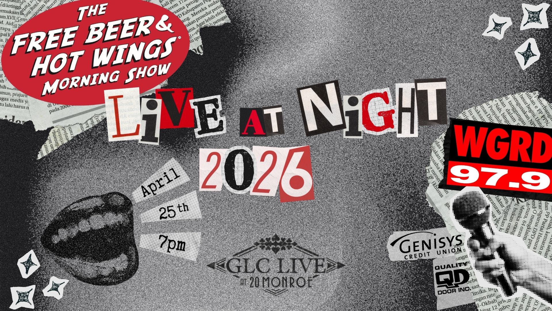 Live at Night in Grand Rapids, MI with 97.9 WGRD