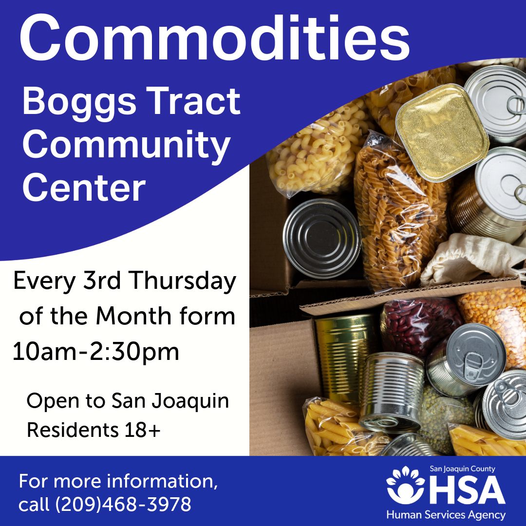 Boggs - Join us Thursday July 17th for Commodities Distribution at ...