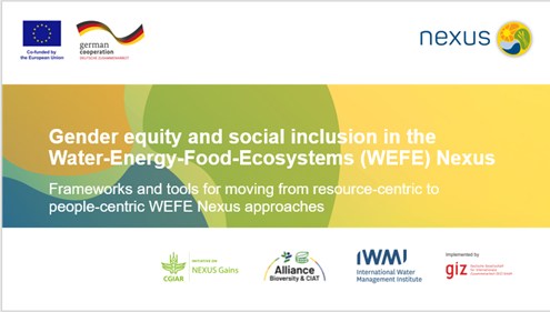Nexus Platform - The Water, Energy & Food Security Resource Platform
