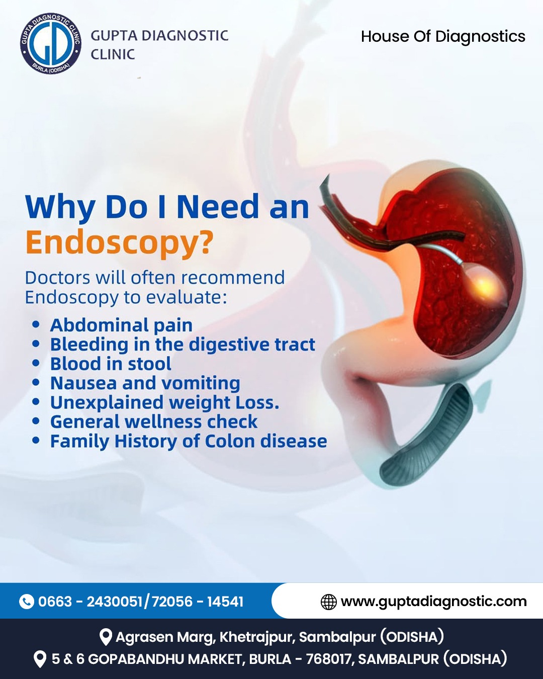 Early detection can save lives! 🩺 An endoscopy helps diagnose