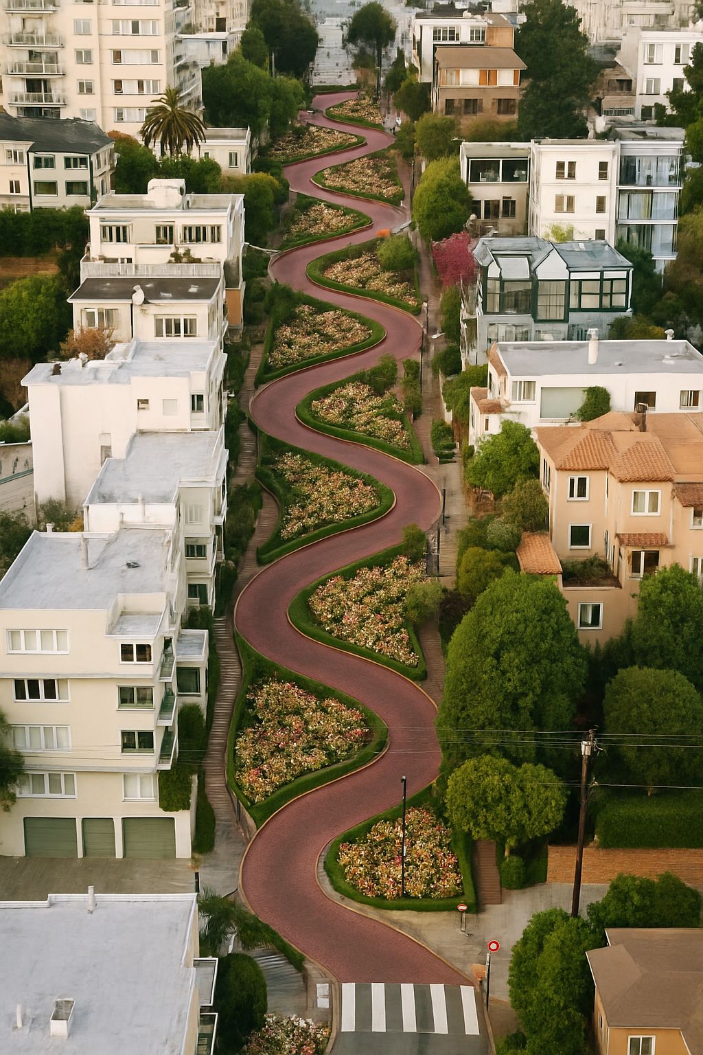 Lombard Street's 'crookedest' block photo 1