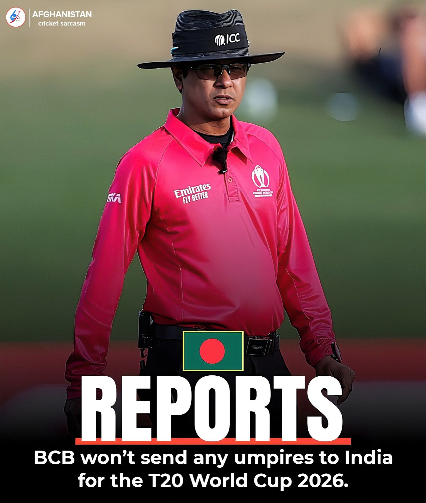 🚨 As per Reports 🚨... - Afghanistan Cricket Sarcasm | Facebook