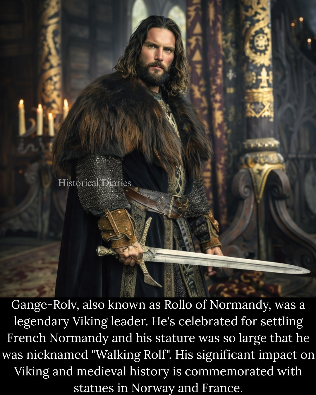 Rollo was a Viking who, as Count of... - Historical Diaries | Facebook