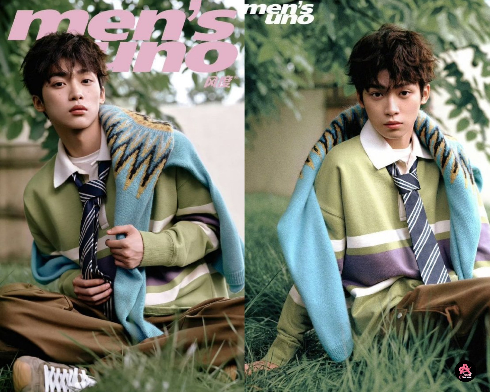 The first issue of the magazine cover featuring #ZiYu, for 