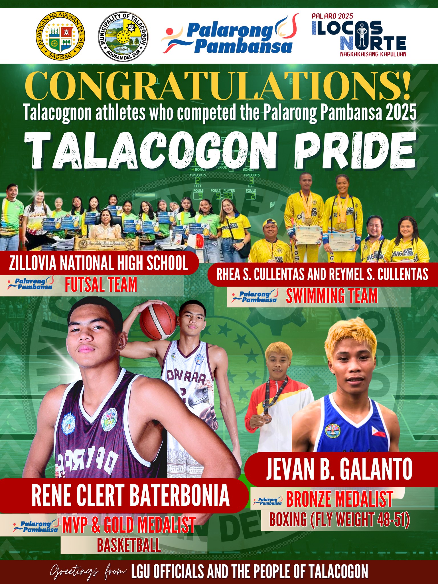 🏅 TALACOGON... - Municipality of Talacogon, Agusan del Sur | Facebook