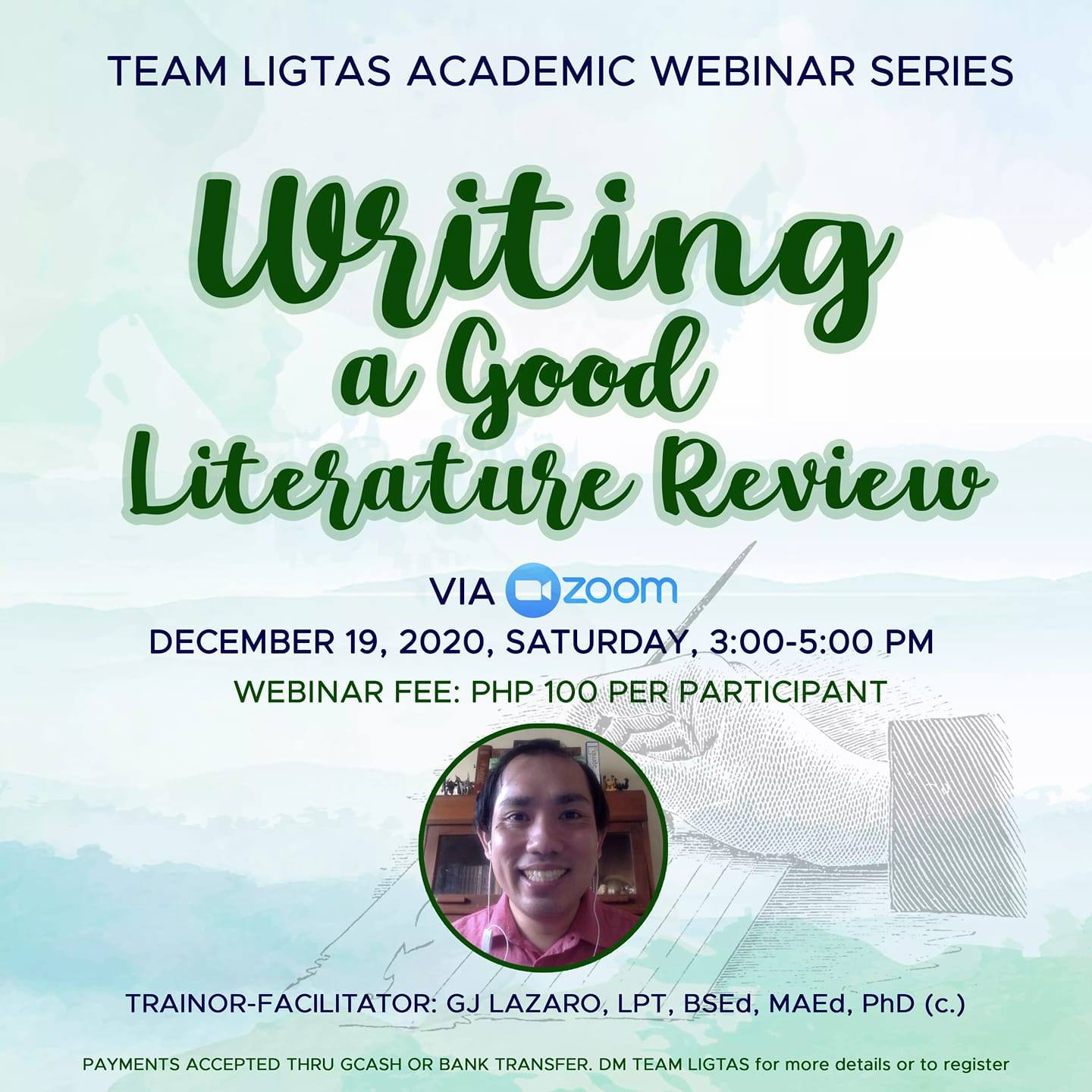 Academic Webinar Series: Writing a Good Literature Review