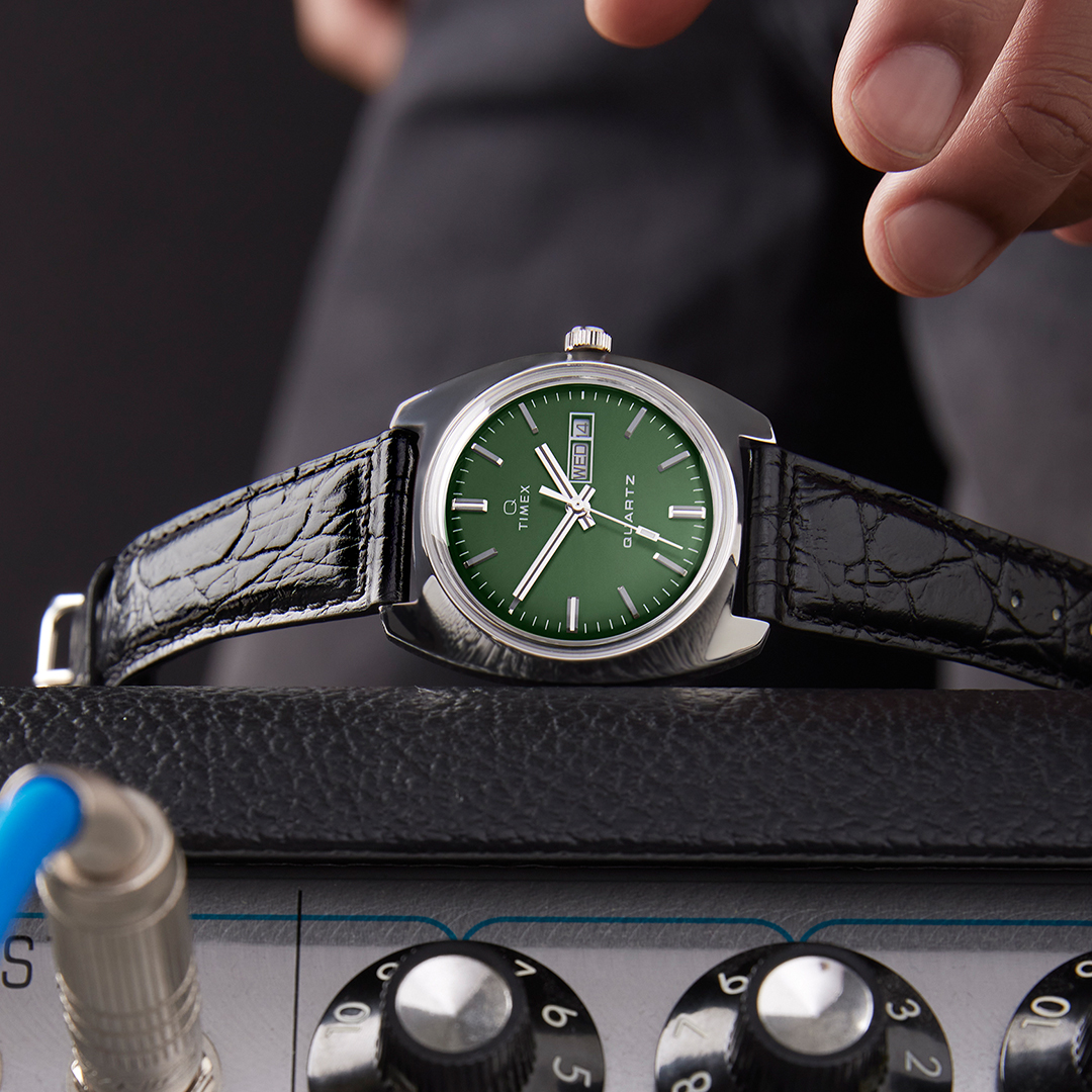 Inspired by our Q Timex 1979 Reissue, the Falcon Eye revives