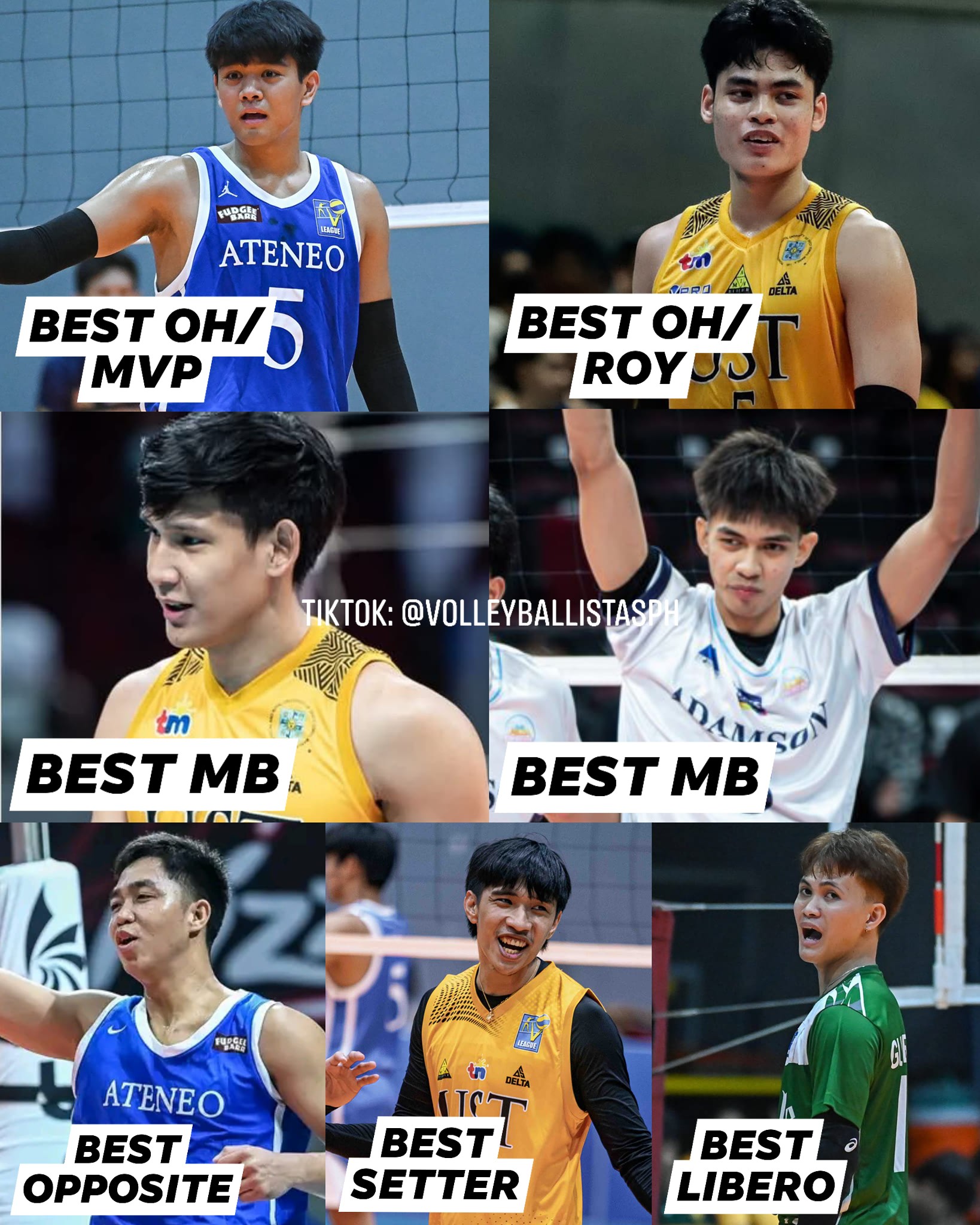 Volleyballistas - #UAAPSeason87 MENS INDIVIDUAL AWARDEES: BEST OH ...