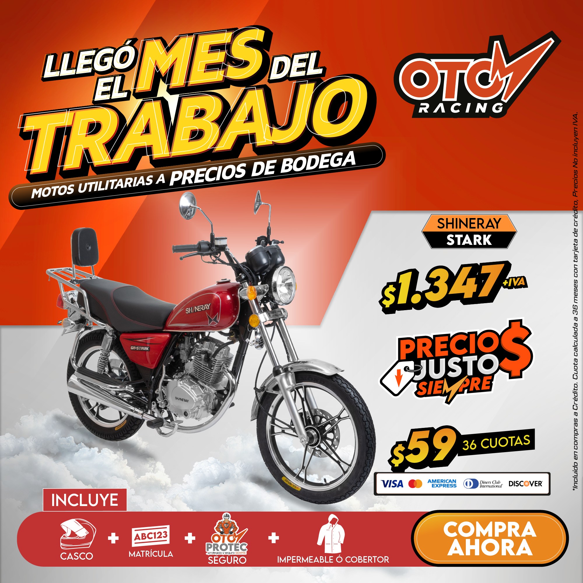 Otom Racing - 🚀 ¡LLEGÓ EL MES DEL TRABAJO! 🛠️ Con... | Facebook